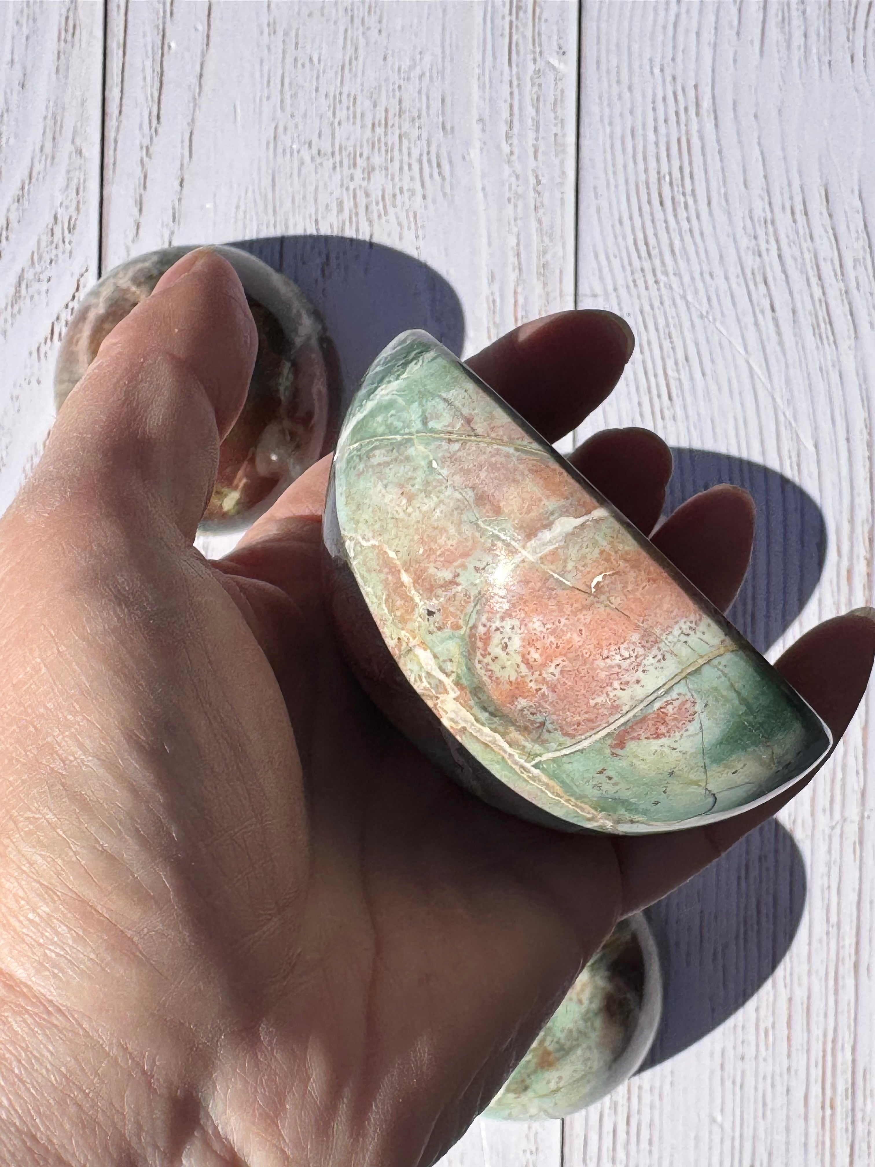 Unicorn Jasper 3inch bowl – Handcrafted Nature Décor | Natural crystal Sculpture |