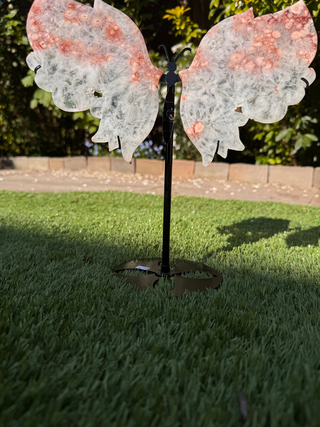 Pink Amethyst Butterfly Wings - Druzy Crystal  - Radiant Crystals UK