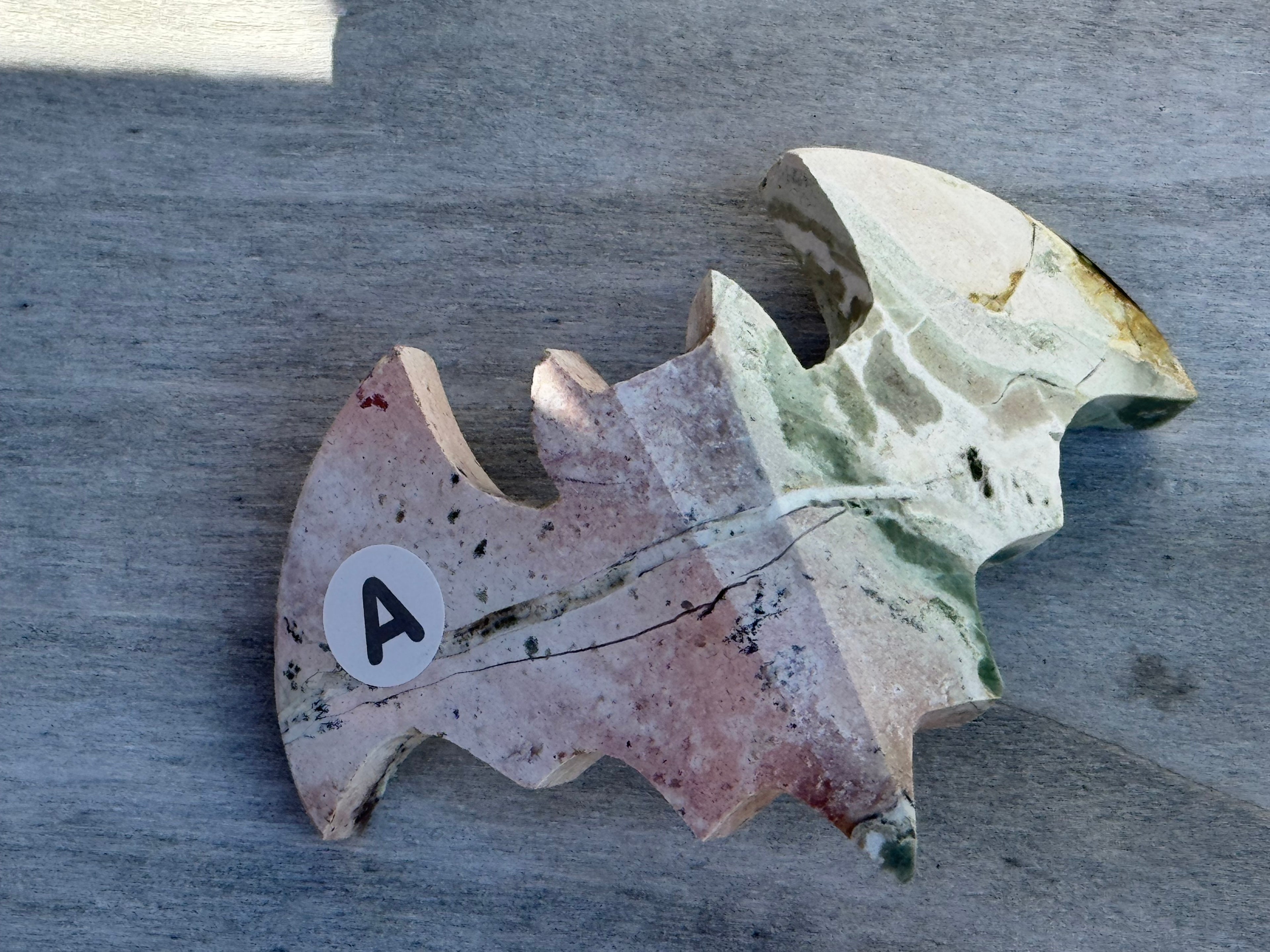Unicorn Jasper 3d bat carving– Handcrafted Nature Décor | Natural crystal Sculpture | (Copy 2)