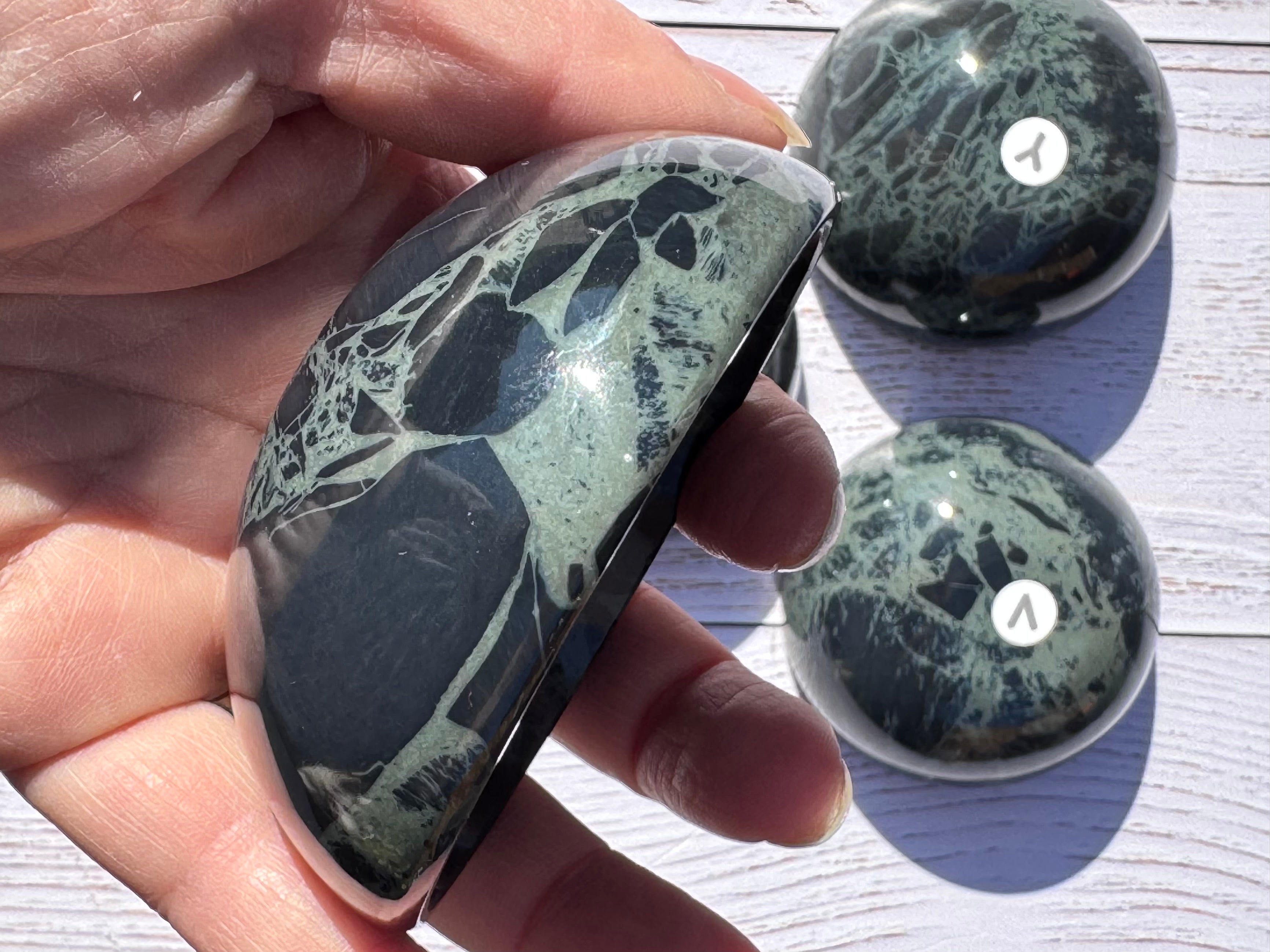 Spiderweb obsidian 3inch bowl – Handcrafted Nature Décor | Natural crystal Sculpture
