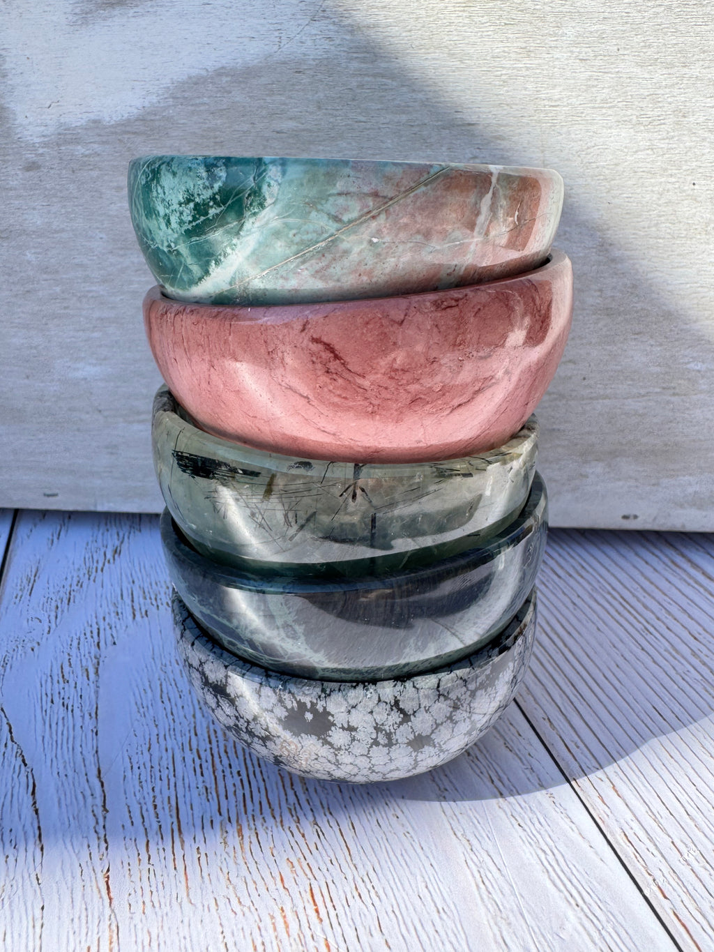 3inch Mookaite Jasper Bowl - Natural crystal trinket dish - home decor