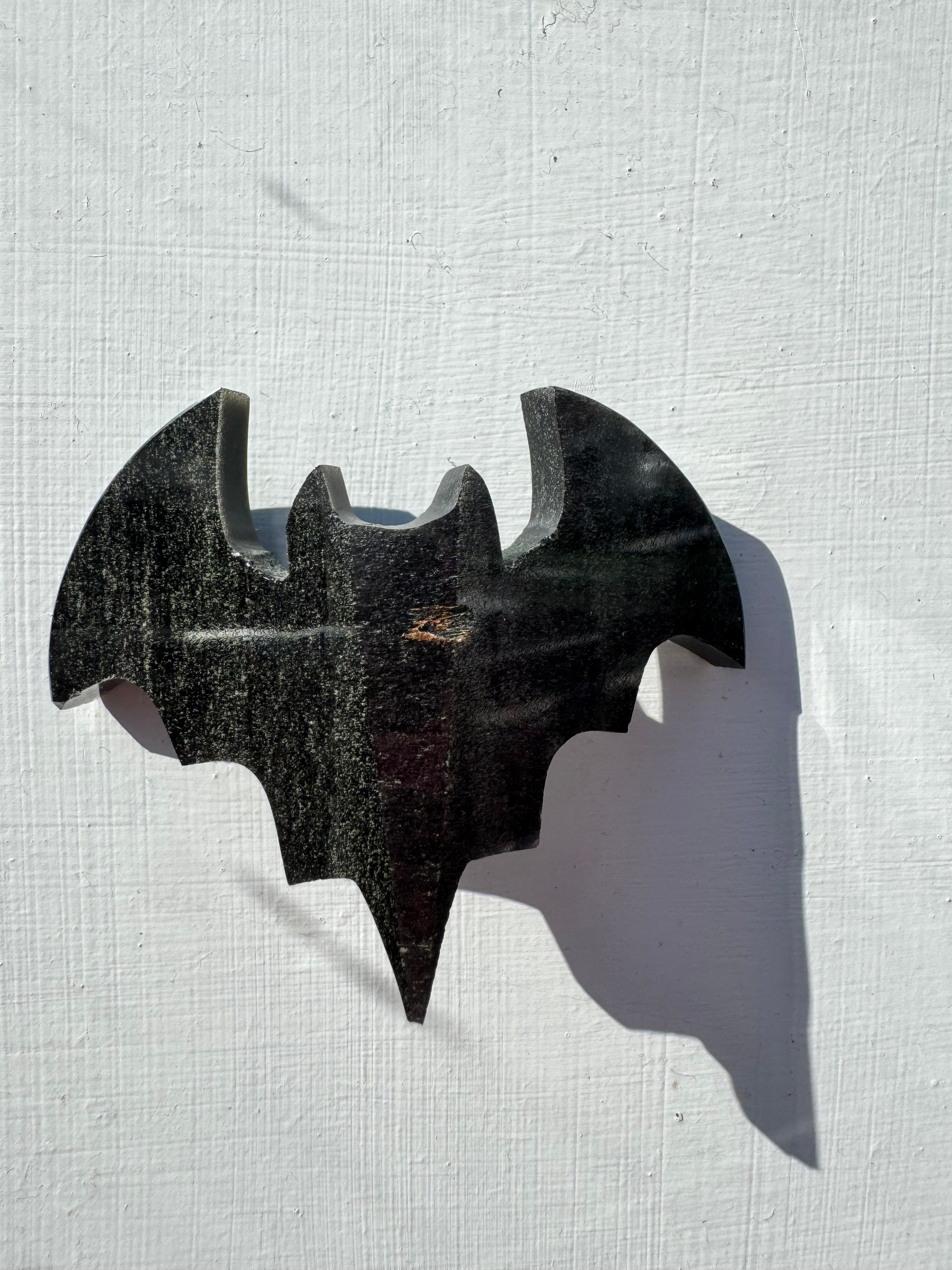 Sliver Sheen Obsidian 3D Bat – Polished Grounding Crystal for Protection, Stability & Emotional Clarity