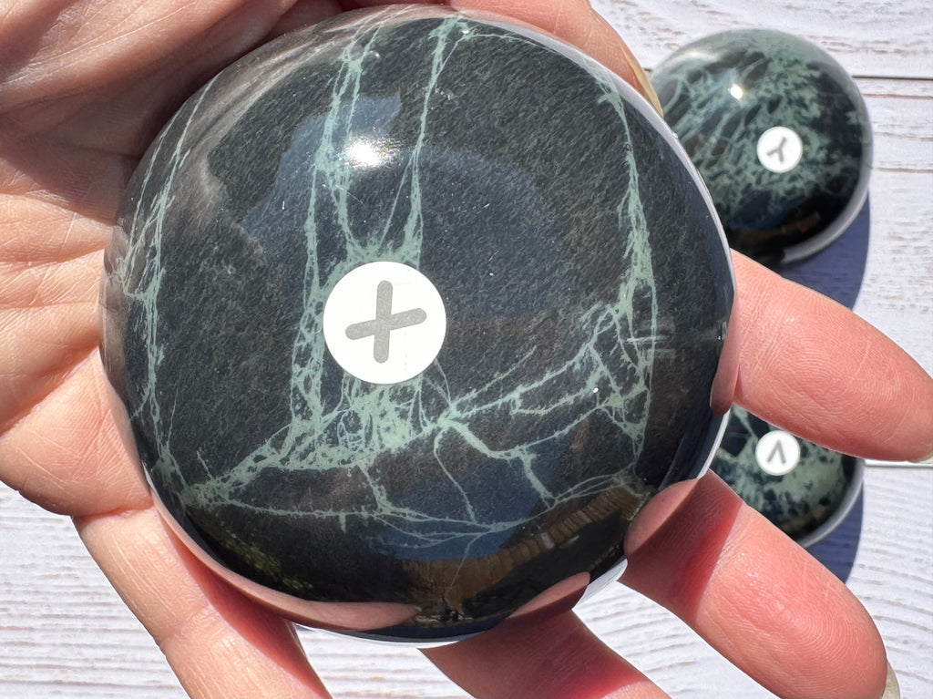 Spiderweb obsidian 3inch bowl – Handcrafted Nature Décor | Natural crystal Sculpture