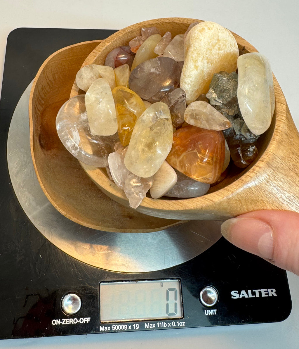 Radiant Joy Crystal Mix 250g or 500g | Happiness & Positivity Themed Scoop | Radiant Crystals UK