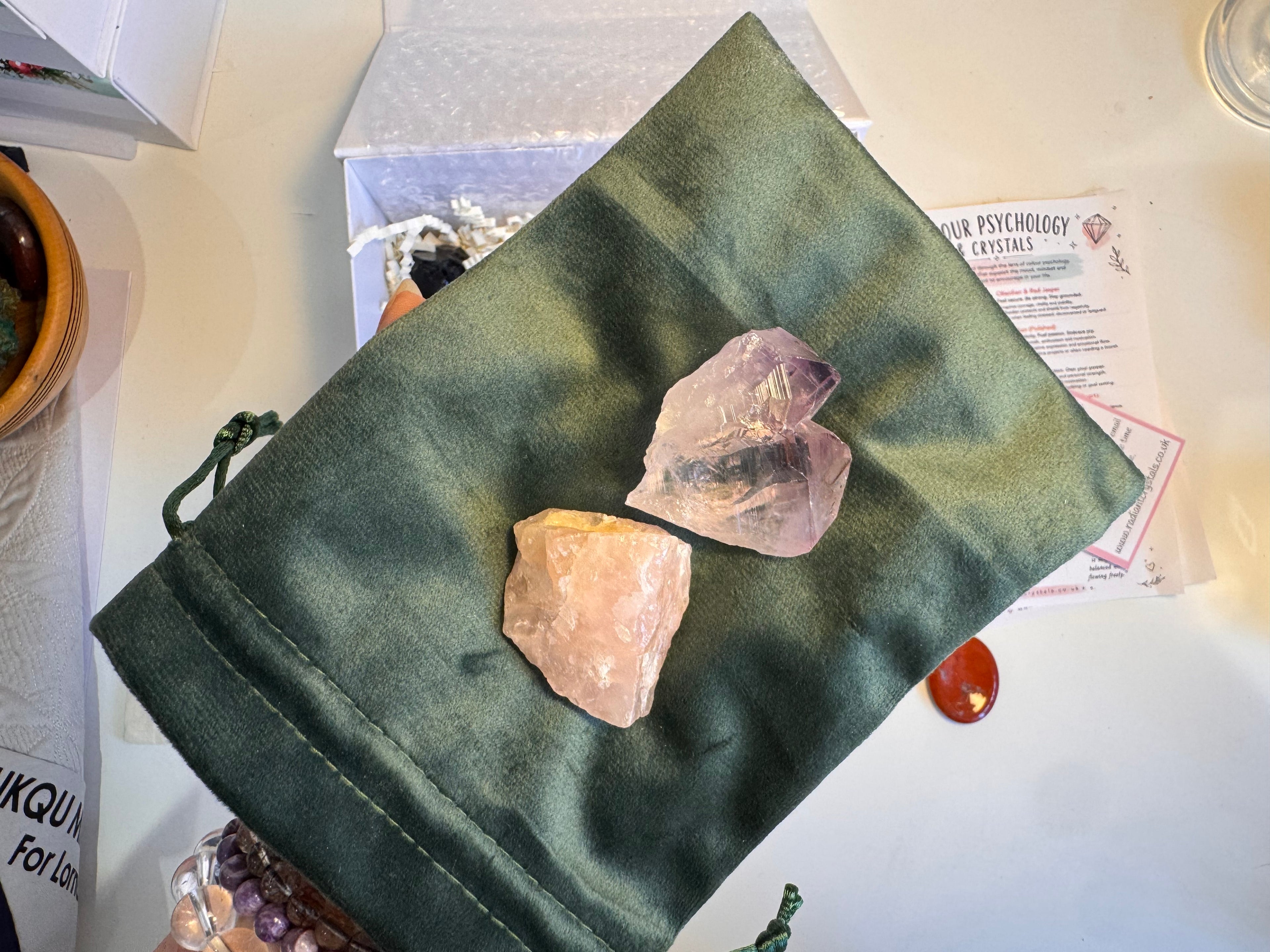 Colour Psychology Crystal Kit | Crystal Healing Gift | Self Care Gift | Mindfulness Box | Meditation Crystals | Wellness Gift