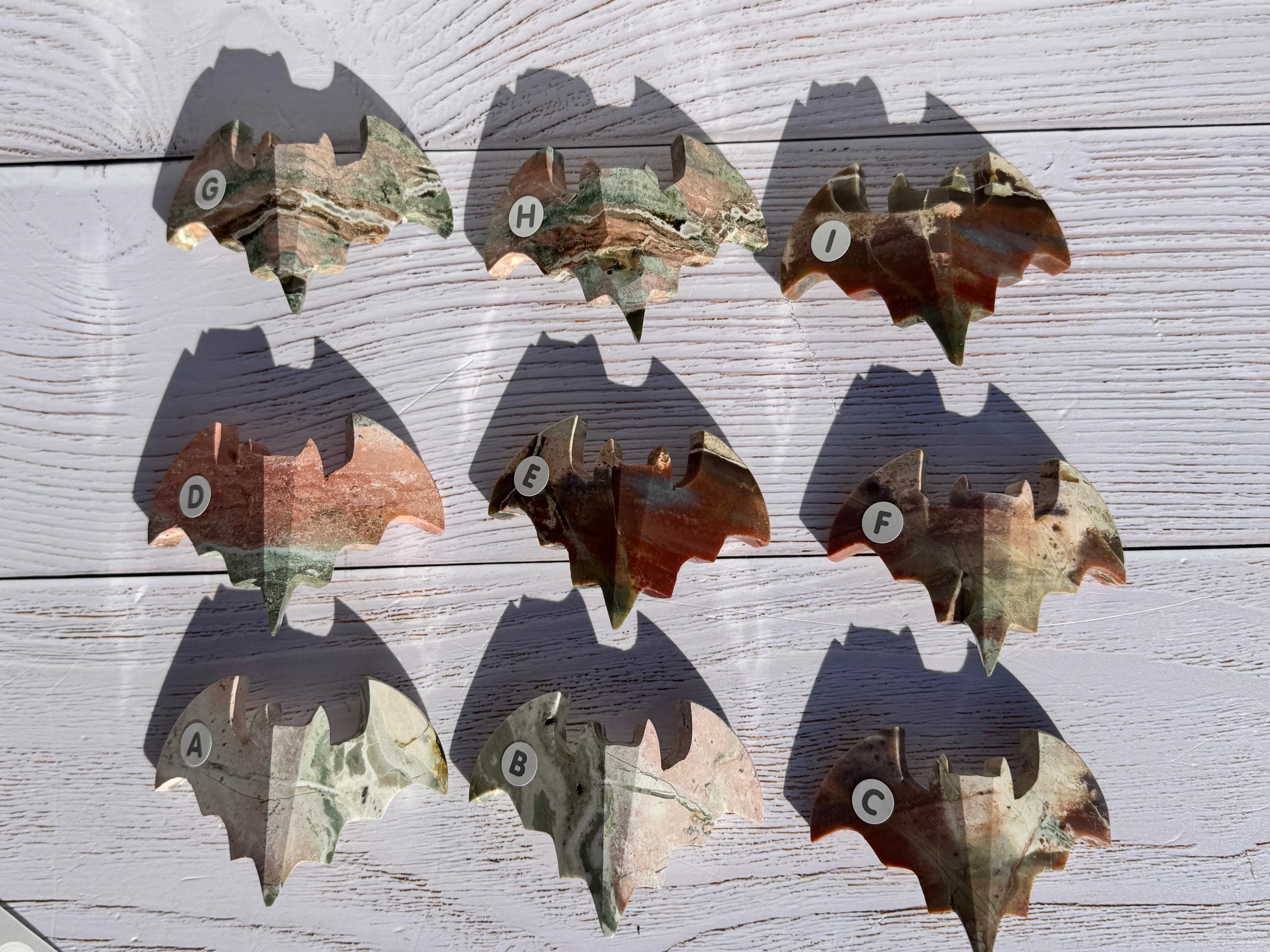 Unicorn Jasper 3d bat carving– Handcrafted Nature Décor | Natural crystal Sculpture | (Copy 2)