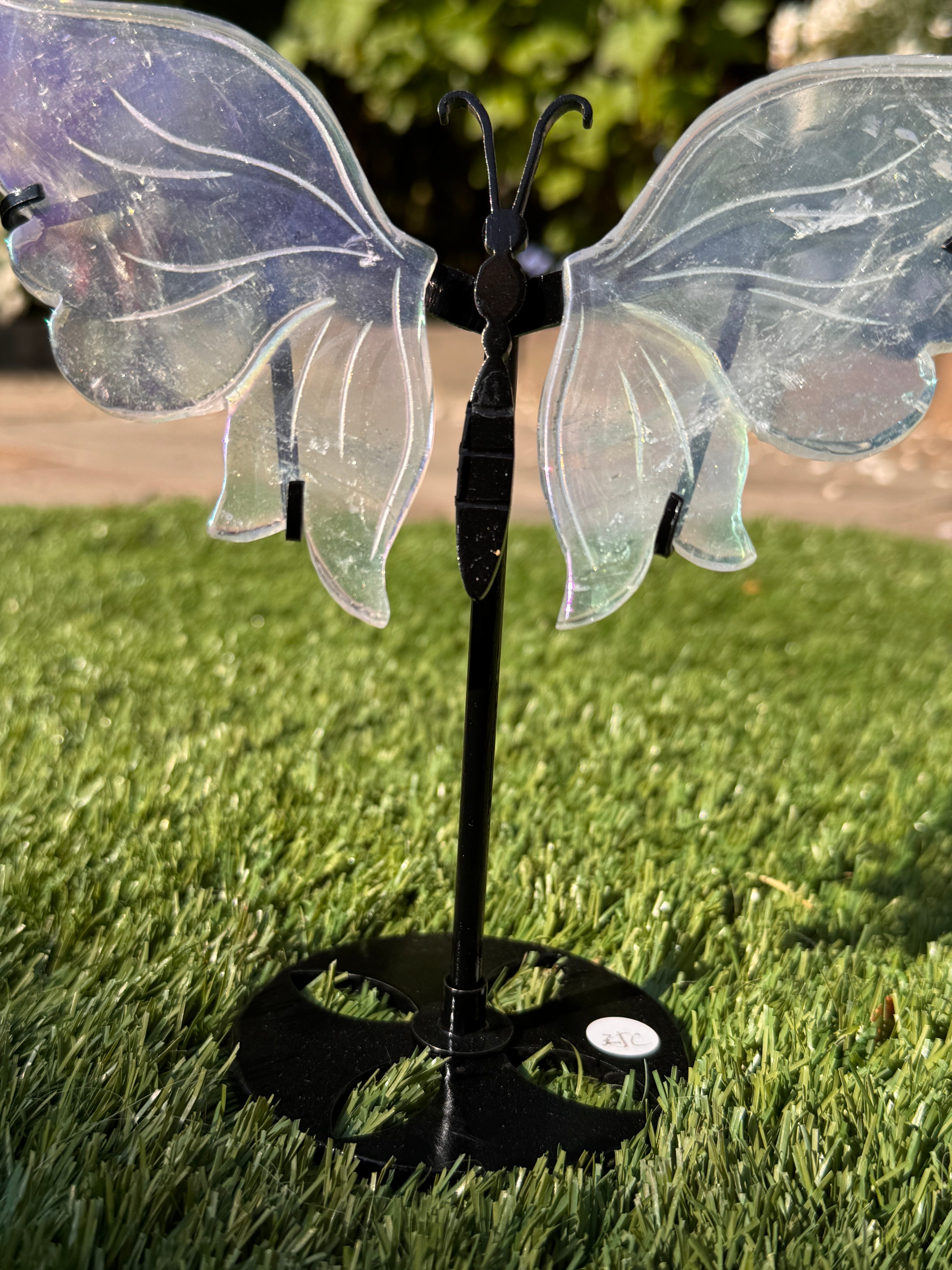 Aura Quartz Butterfly Wings - Druzy Crystal  - Radiant Crystals UK