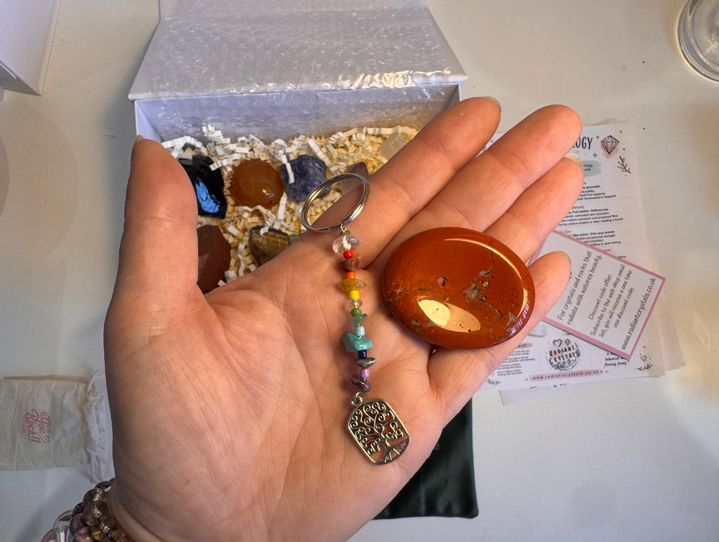 Colour Psychology Crystal Kit | Crystal Healing Gift | Self Care Gift | Mindfulness Box | Meditation Crystals | Wellness Gift