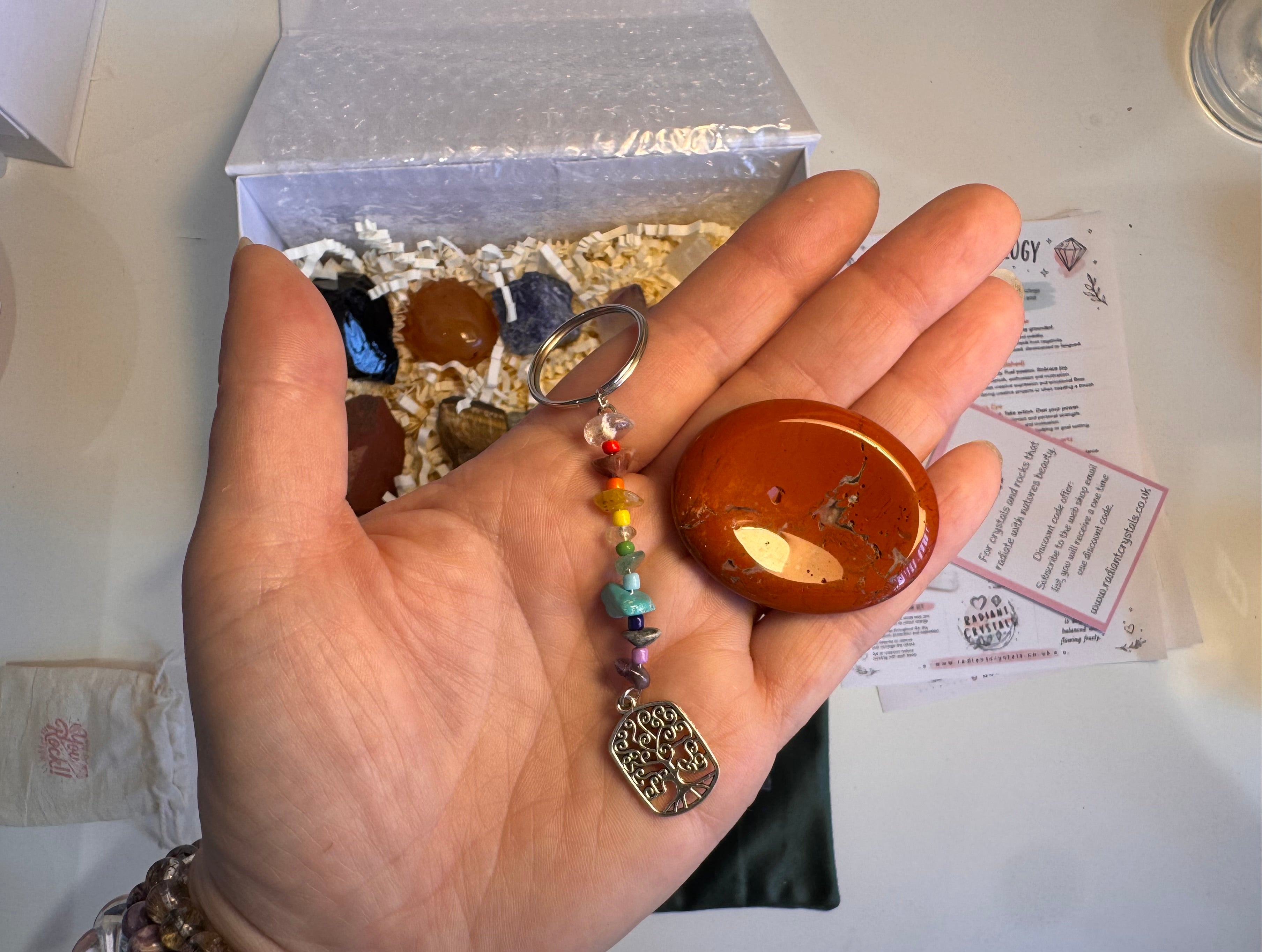 Colour Psychology Crystal Kit | Crystal Healing Gift | Self Care Gift | Mindfulness Box | Meditation Crystals | Wellness Gift
