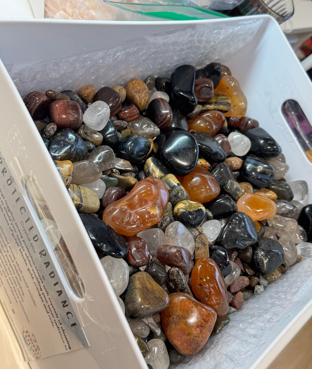 Protective Radiance Crystal Mix - Protection & Grounding Themed Scoop - Radiant Crystals UK