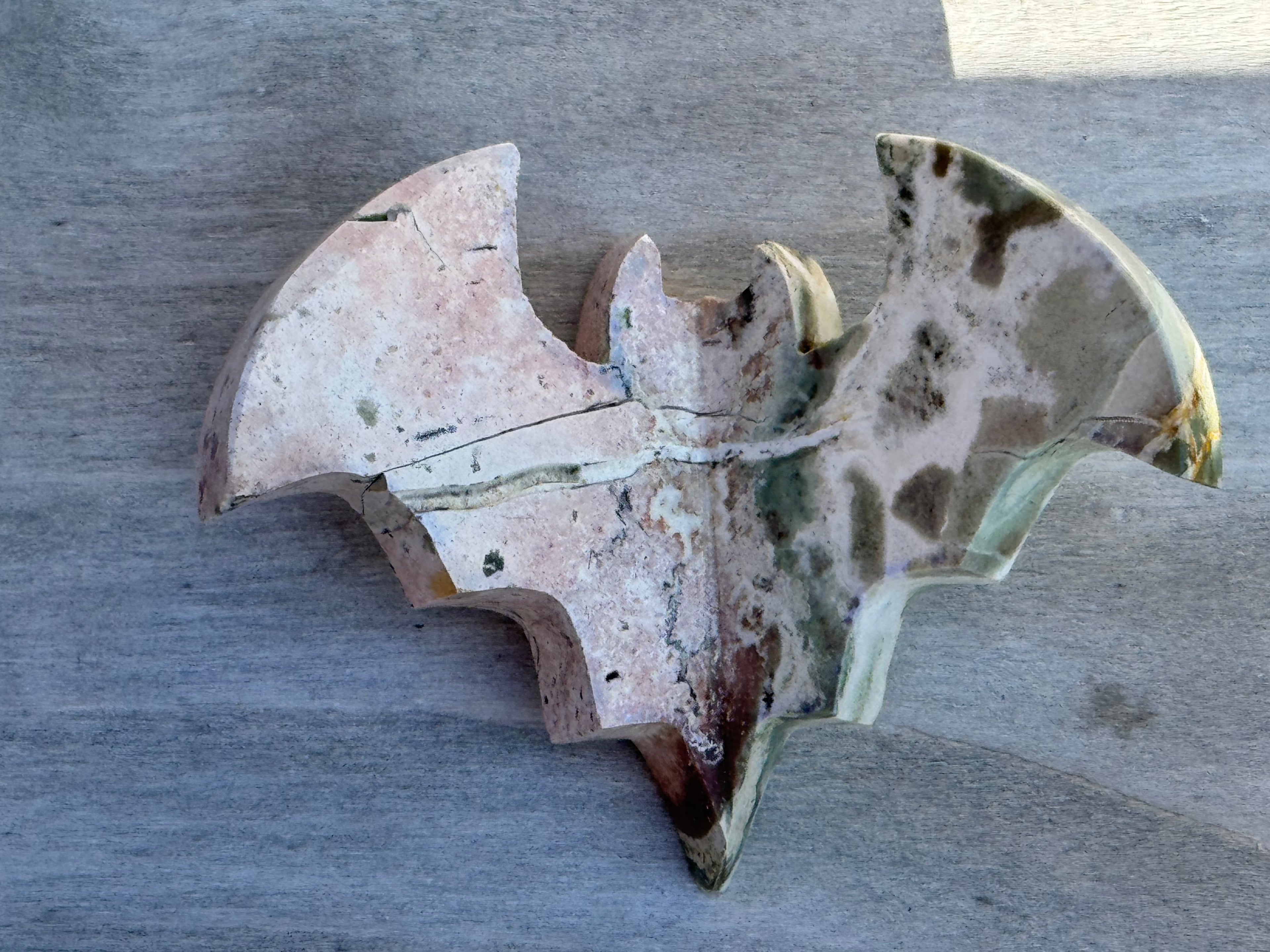 Unicorn Jasper 3d bat carving– Handcrafted Nature Décor | Natural crystal Sculpture | (Copy 2)