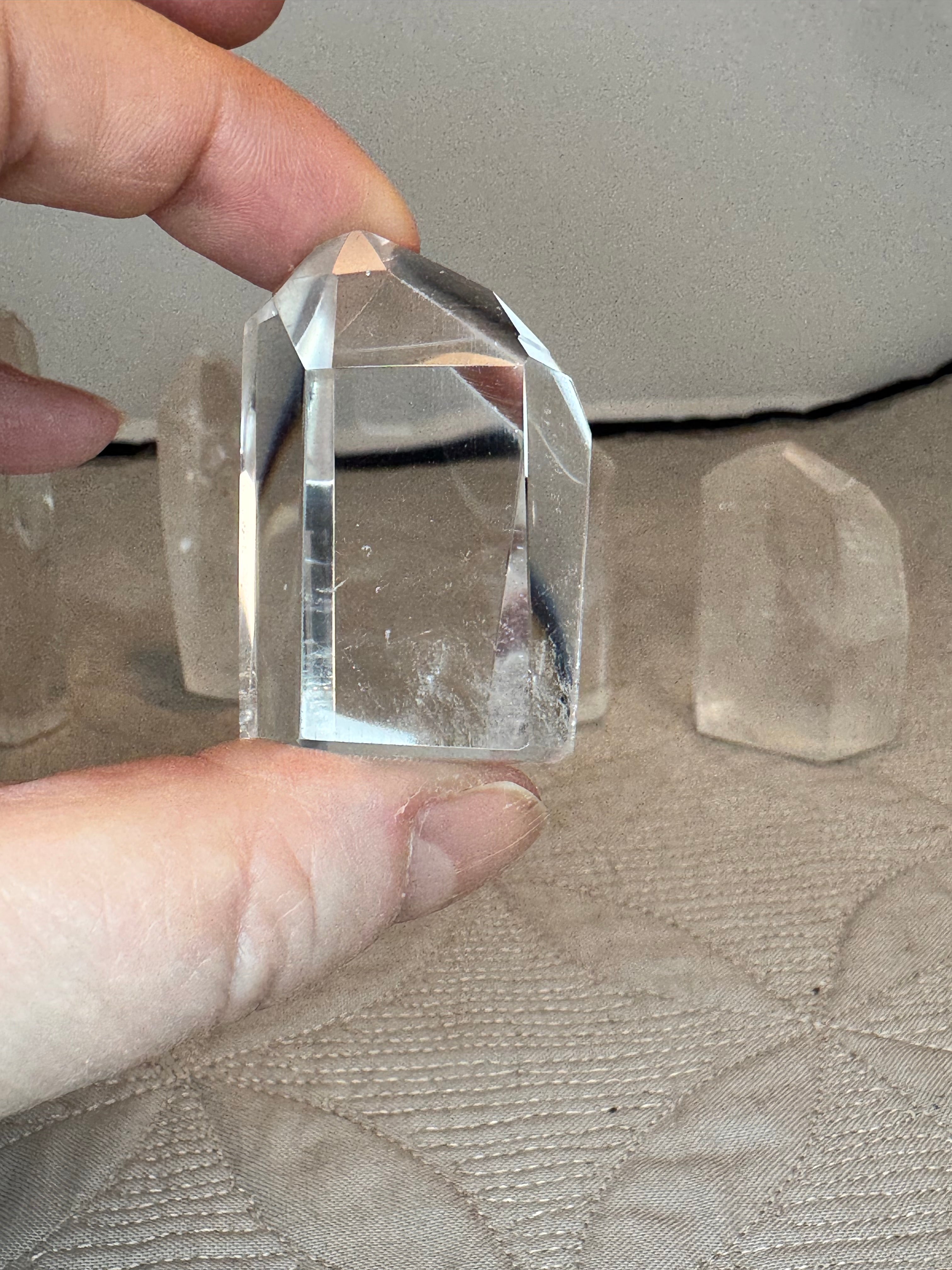 Clear Quartz Crystal Points | High Grade Mini Towers Master Healer | Radiant Crystals UK