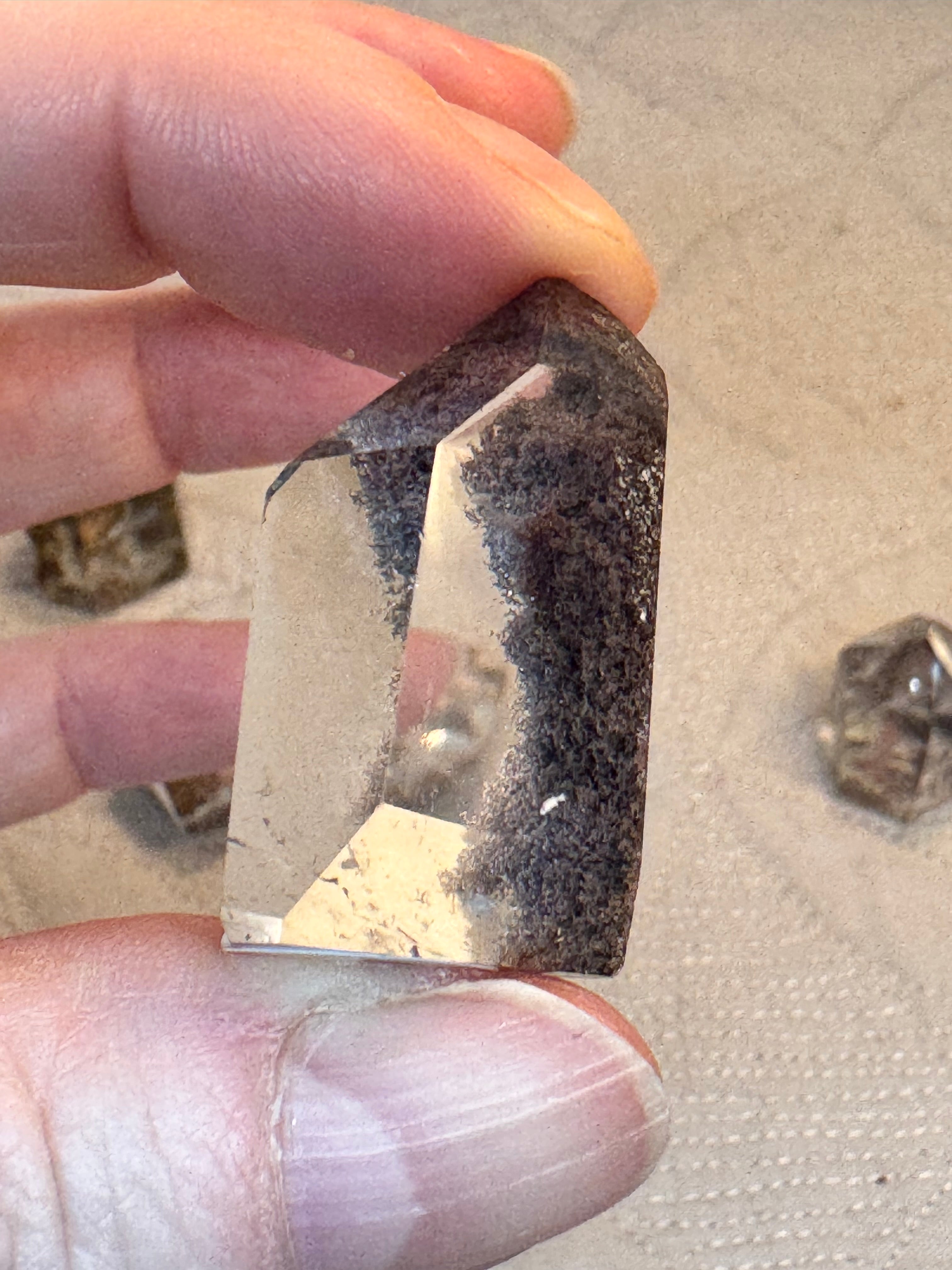 Garden Quartz Crystal Points | Natural Lodolite Mini Towers | Radiant Crystals UK