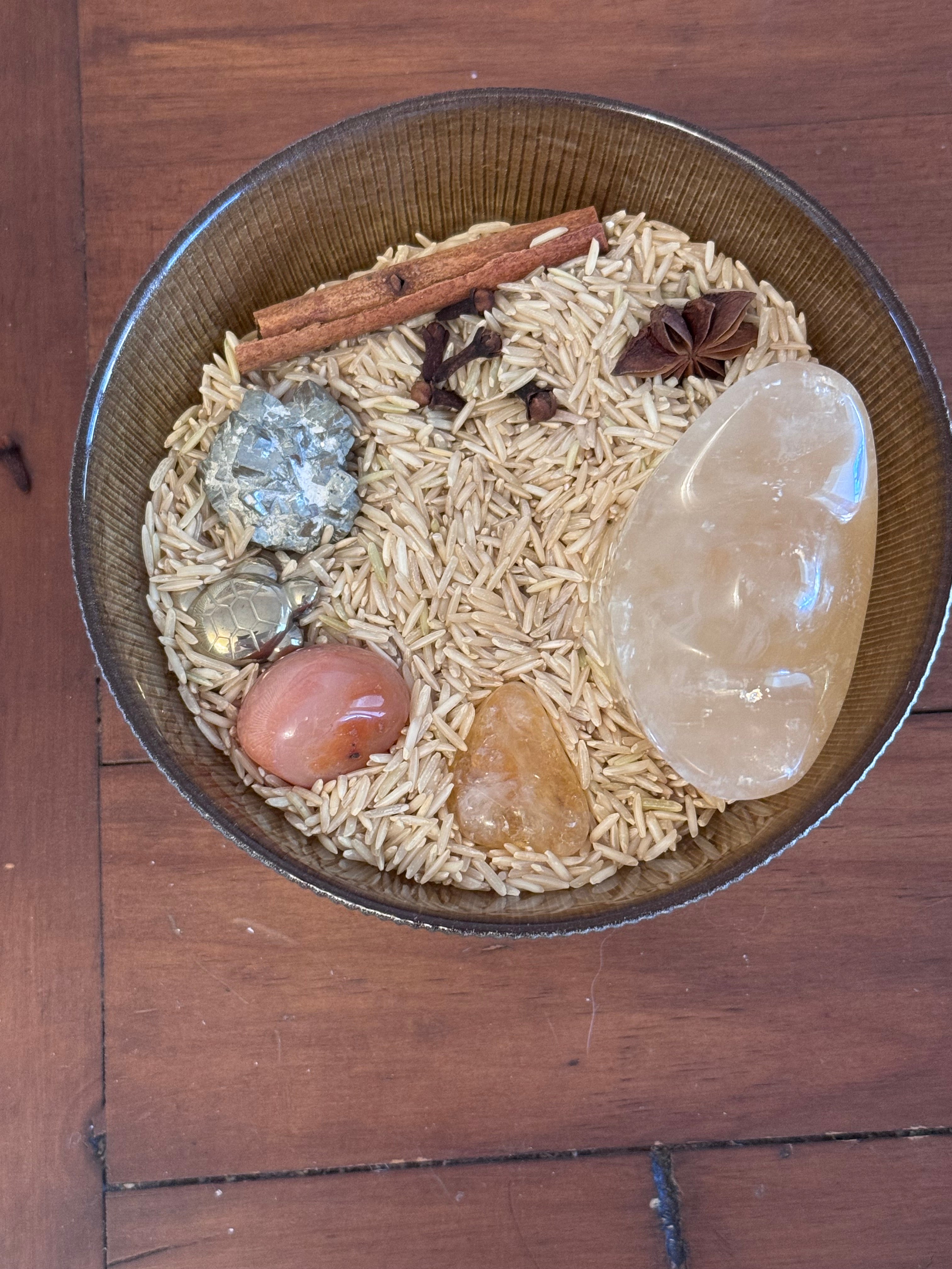Debt Relief and Savings Wealth Bowl Kit.  (Feng Shui - Prosperity Abundance Wealth Bowl)