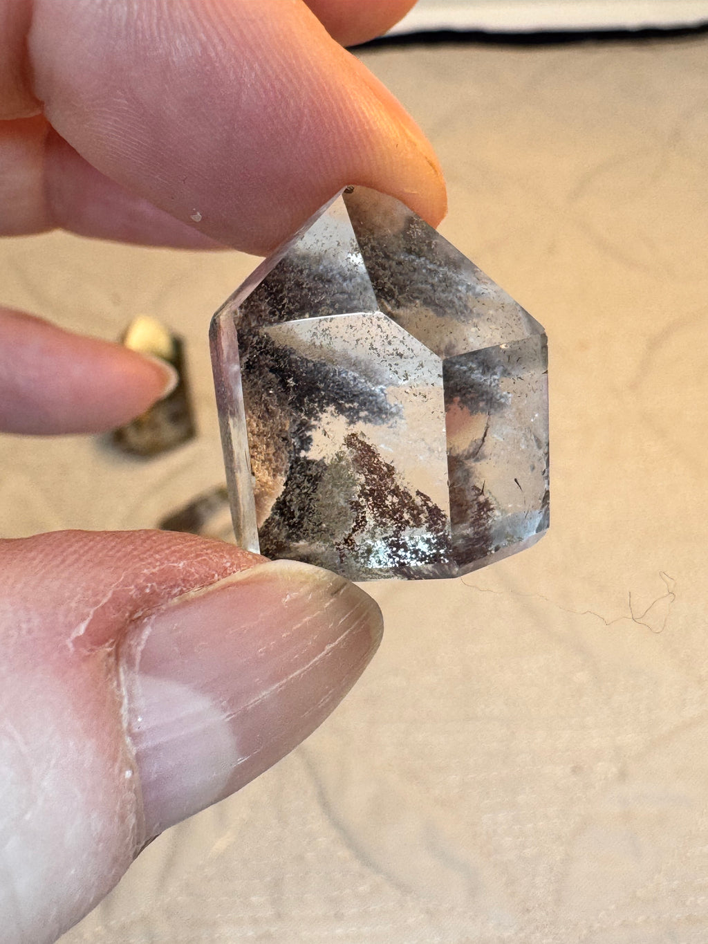 Garden Quartz Crystal Points | Natural Lodolite Mini Towers | Radiant Crystals UK