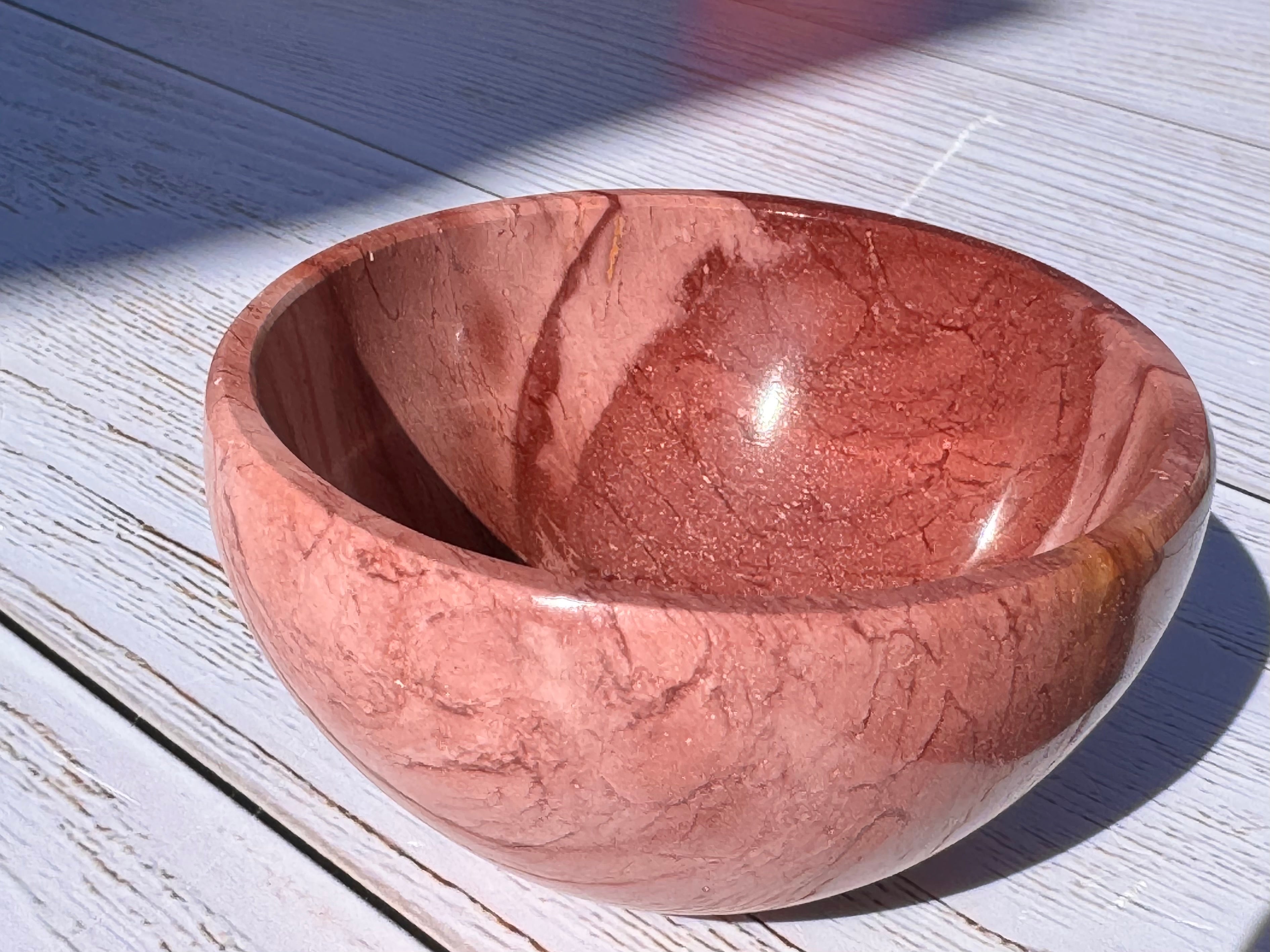 3inch Mookaite Jasper Bowl - Natural crystal trinket dish - home decor