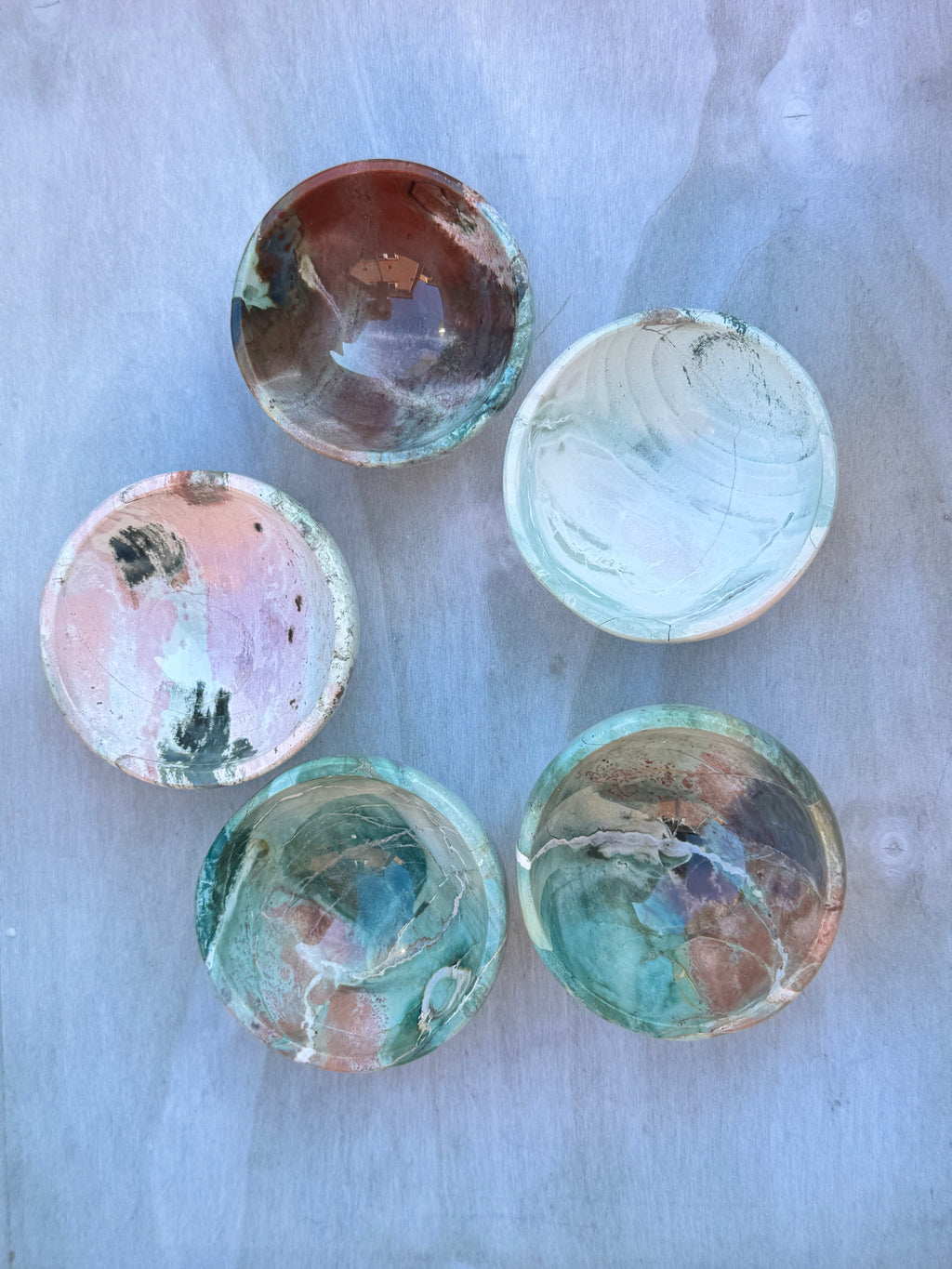Unicorn Jasper 3inch bowl – Handcrafted Nature Décor | Natural crystal Sculpture |