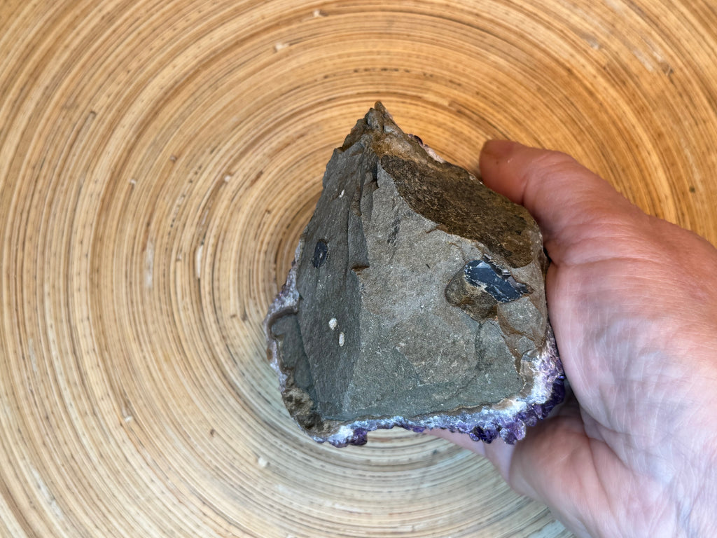 Natural Raw Amethyst Cluster 429g - Deep Purple Quartz | Radiant Crystals UK