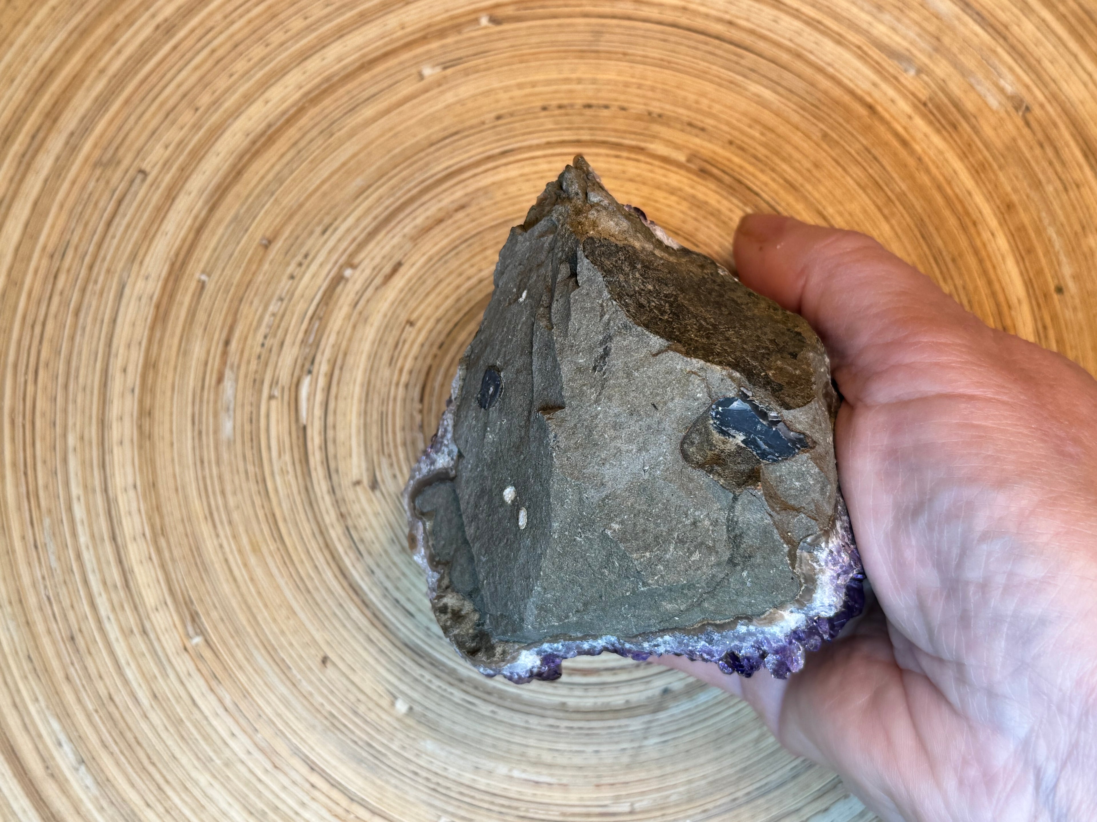Natural Raw Amethyst Cluster 429g - Deep Purple Quartz | Radiant Crystals UK