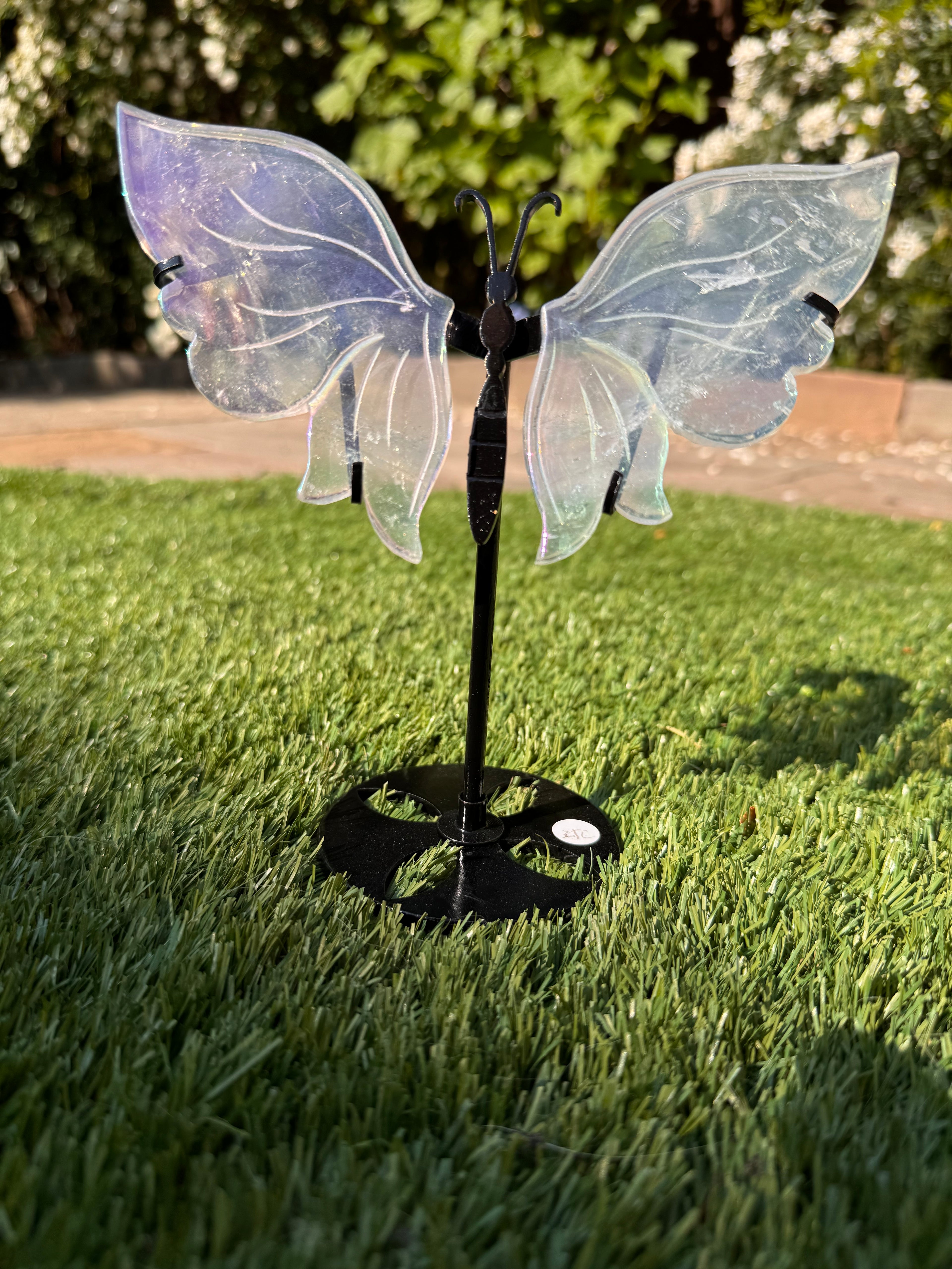 Aura Quartz Butterfly Wings - Druzy Crystal  - Radiant Crystals UK