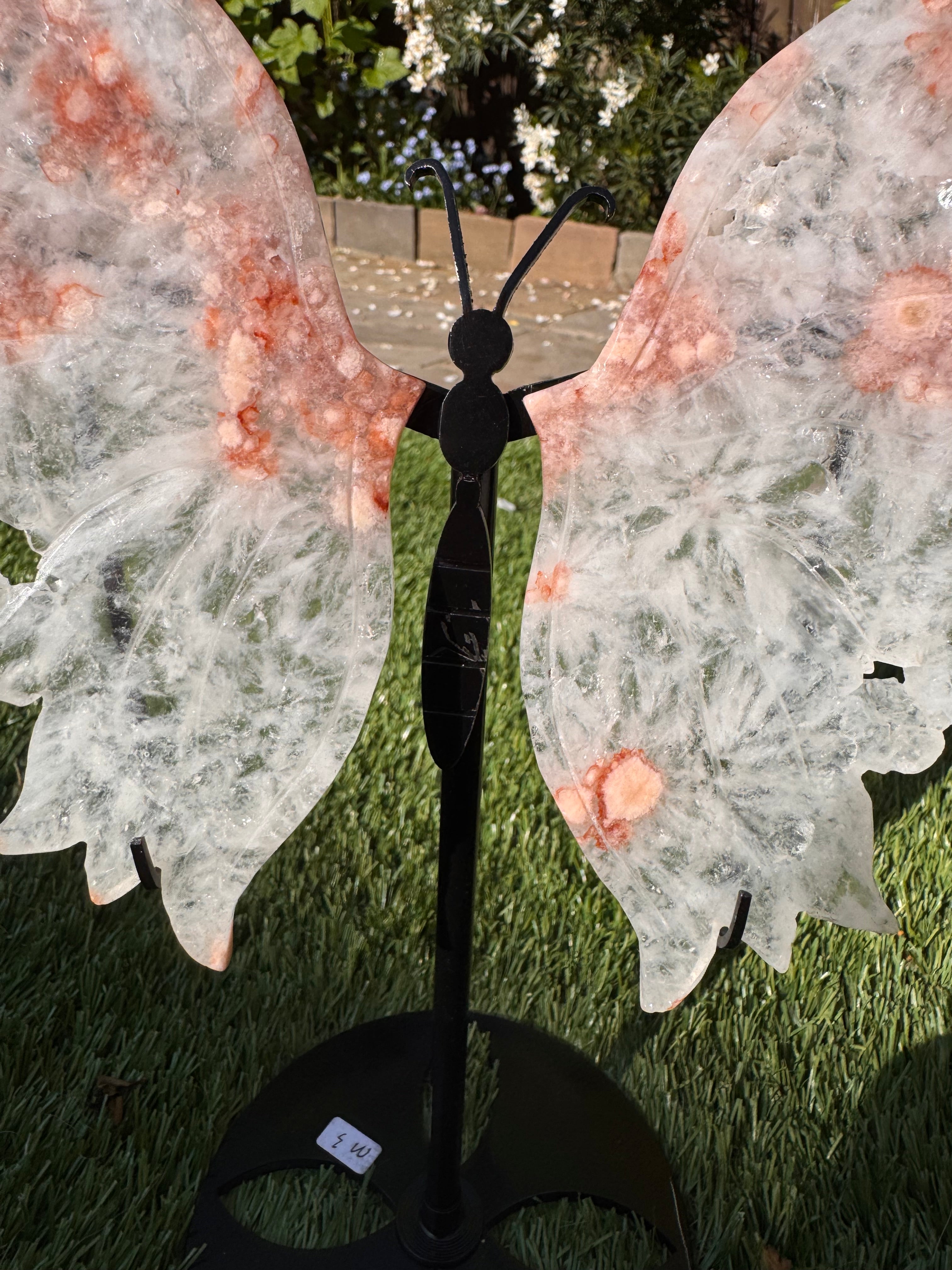 Pink Amethyst Butterfly Wings - Druzy Crystal  - Radiant Crystals UK