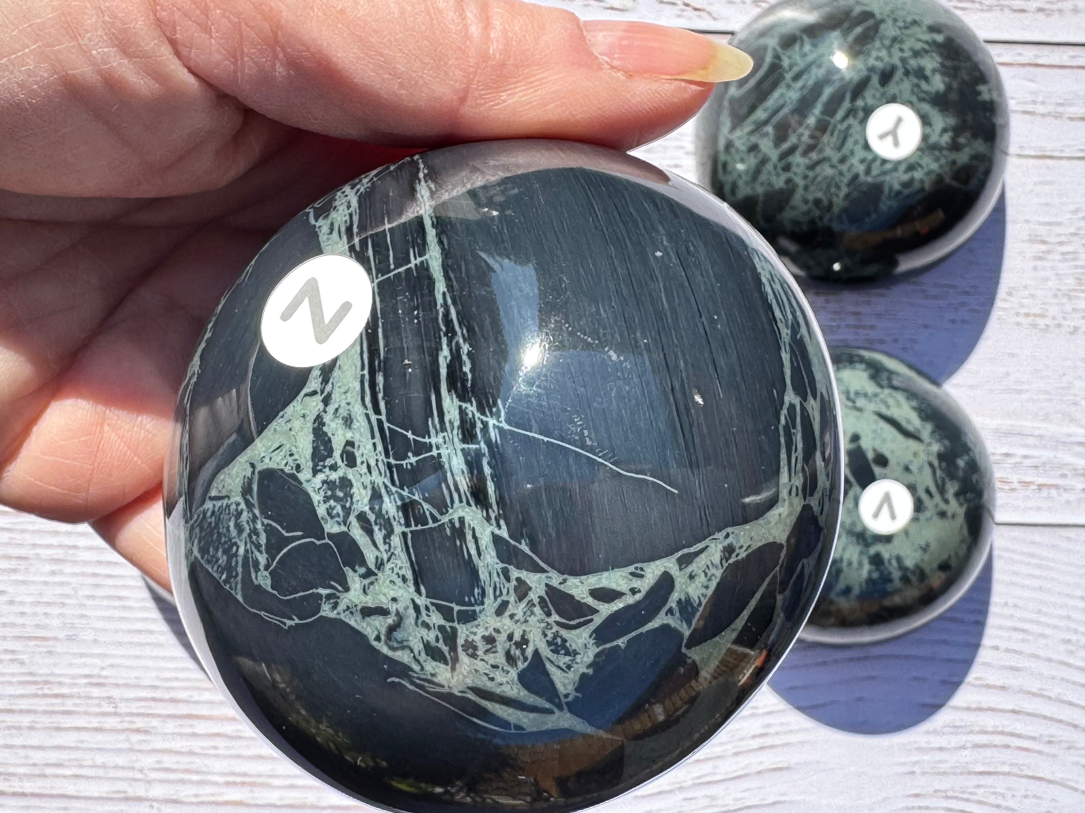 Spiderweb obsidian 3inch bowl – Handcrafted Nature Décor | Natural crystal Sculpture