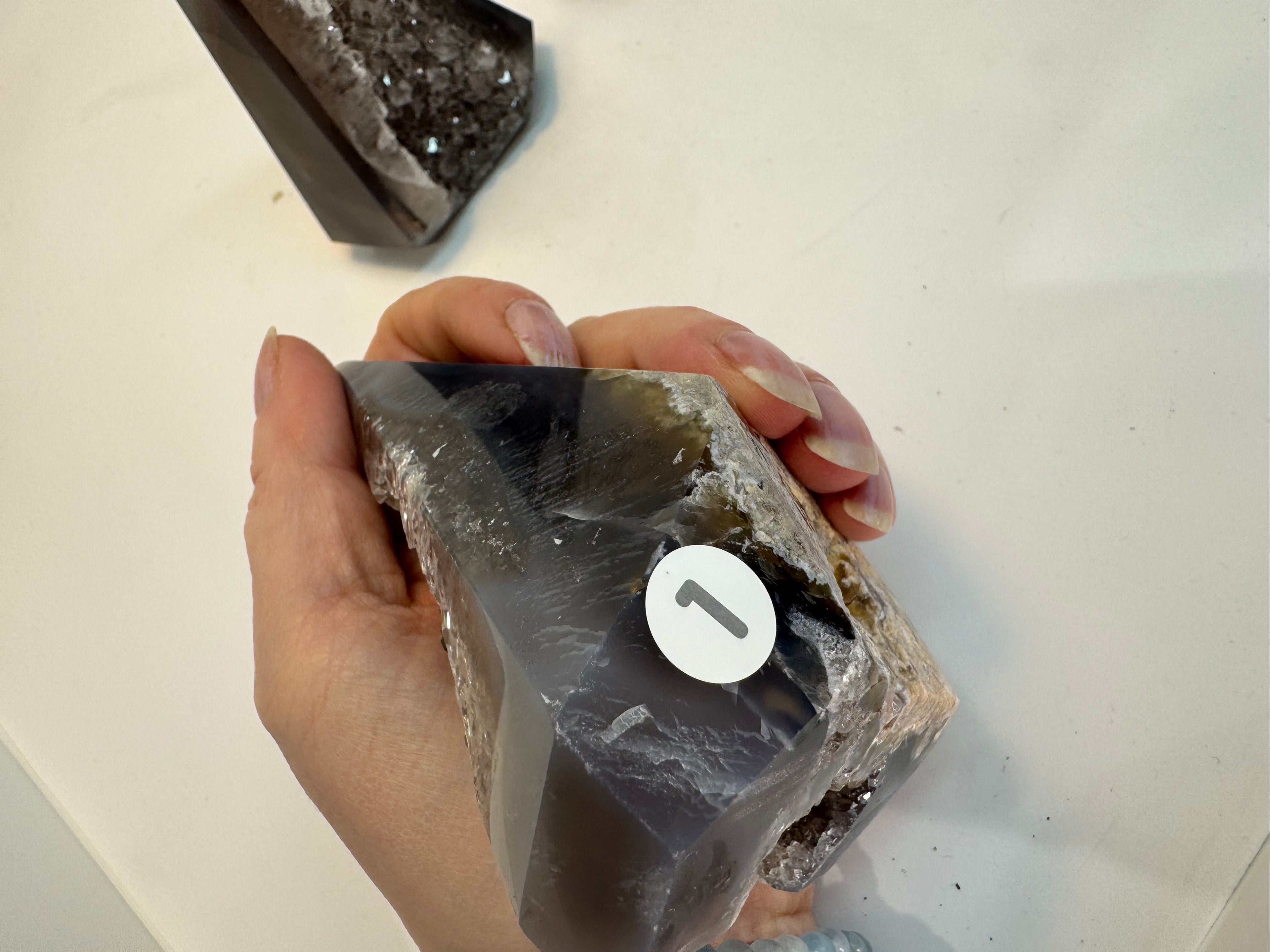 Druzy Agate Crystal Points | Natural Towers One-of-a-Kind Statement Piece | Radiant Crystals UK