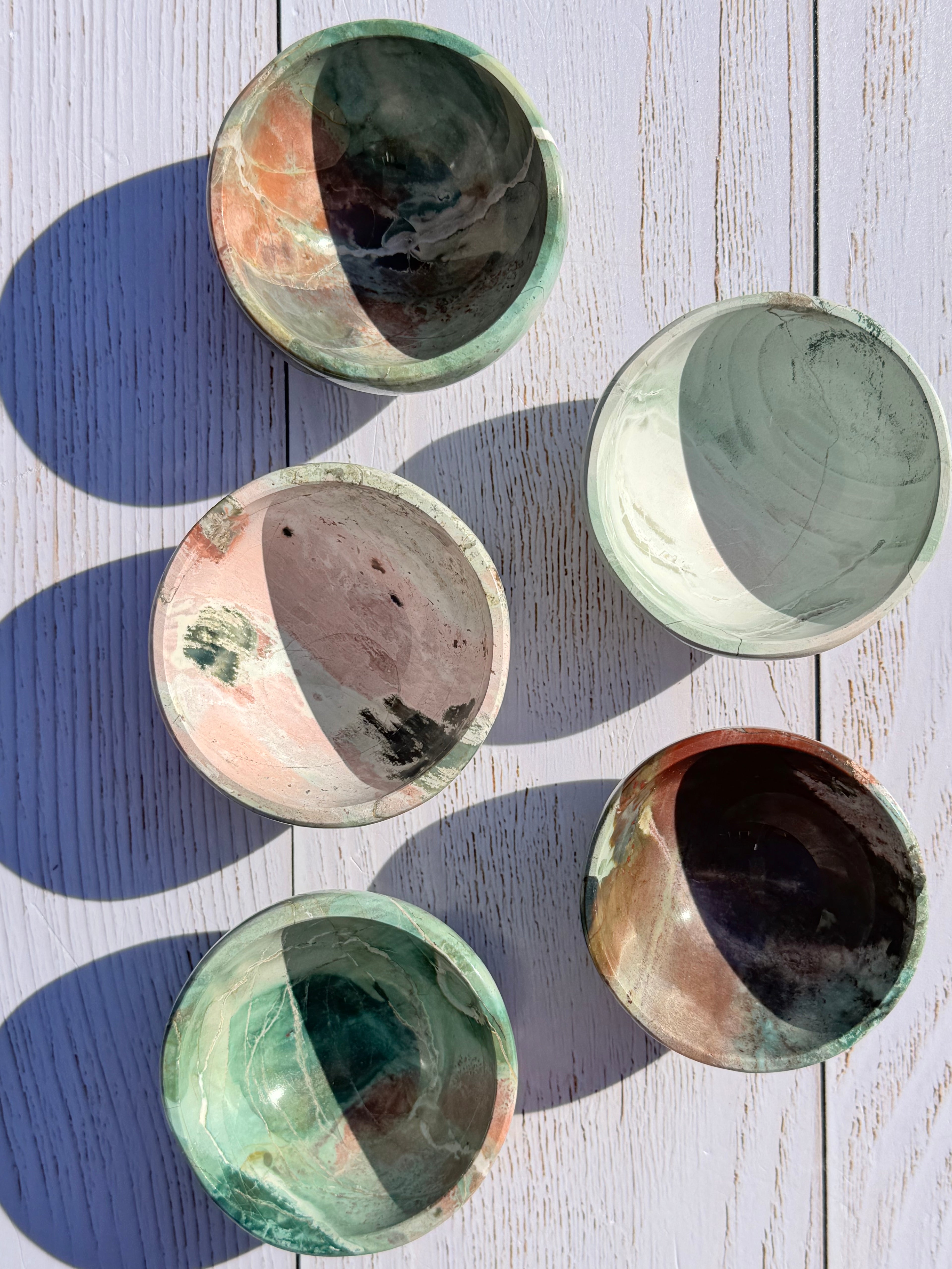 Unicorn Jasper 3inch bowl – Handcrafted Nature Décor | Natural crystal Sculpture |