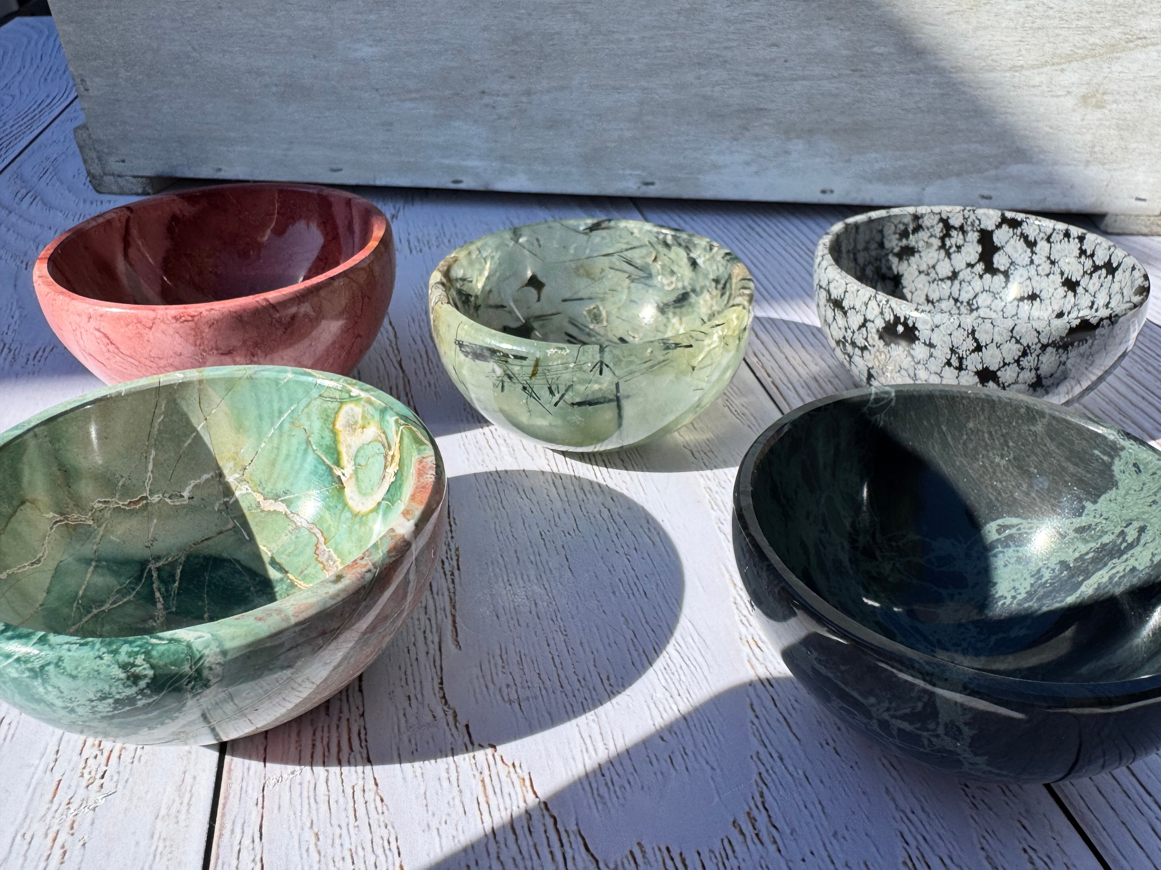 Unicorn Jasper 3inch bowl – Handcrafted Nature Décor | Natural crystal Sculpture |