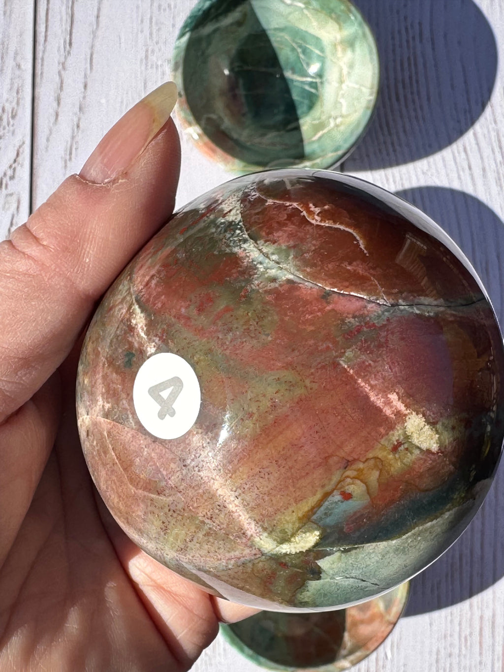 Unicorn Jasper 3inch bowl – Handcrafted Nature Décor | Natural crystal Sculpture |