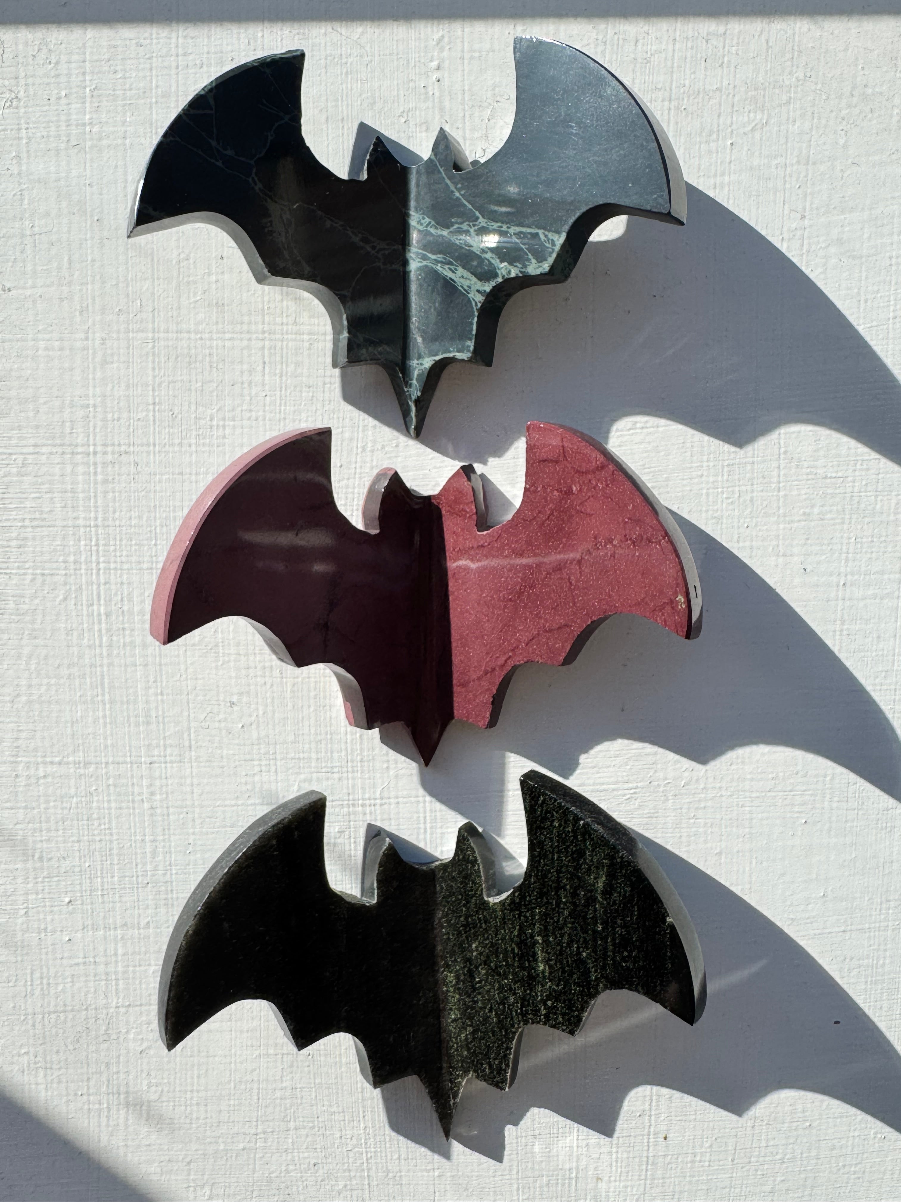 Sliver Sheen Obsidian 3D Bat – Polished Grounding Crystal for Protection, Stability & Emotional Clarity