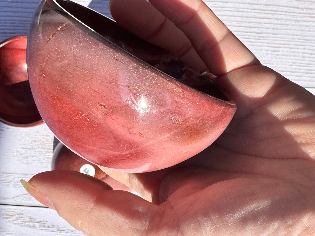 3inch Mookaite Jasper Bowl - Natural crystal trinket dish - home decor