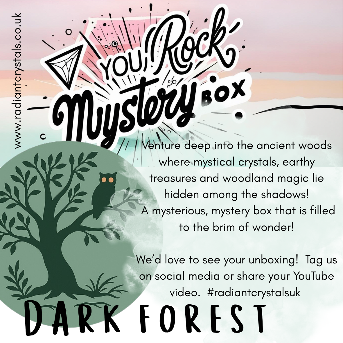 Dark Forest Mystery Crystal Surprise Box