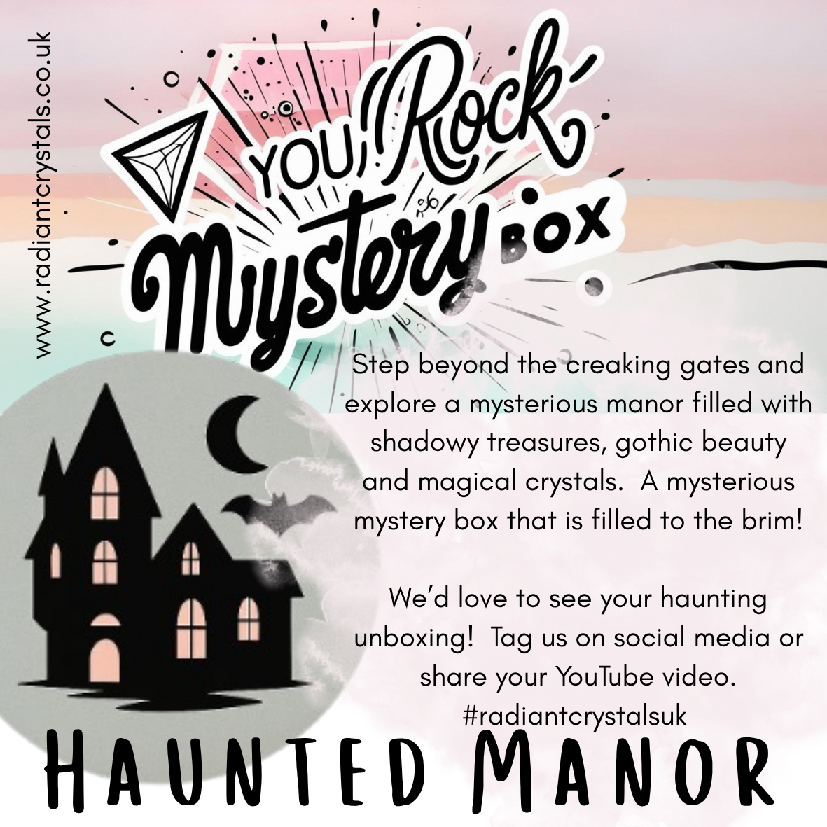 Haunted Manor Mystery Crystal Surprise Box