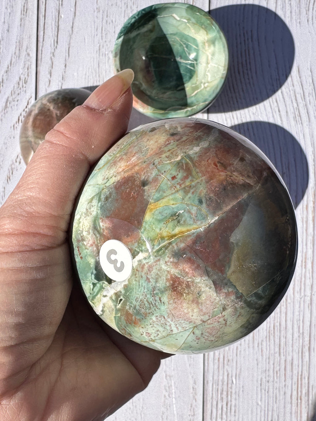 Unicorn Jasper 3inch bowl – Handcrafted Nature Décor | Natural crystal Sculpture |
