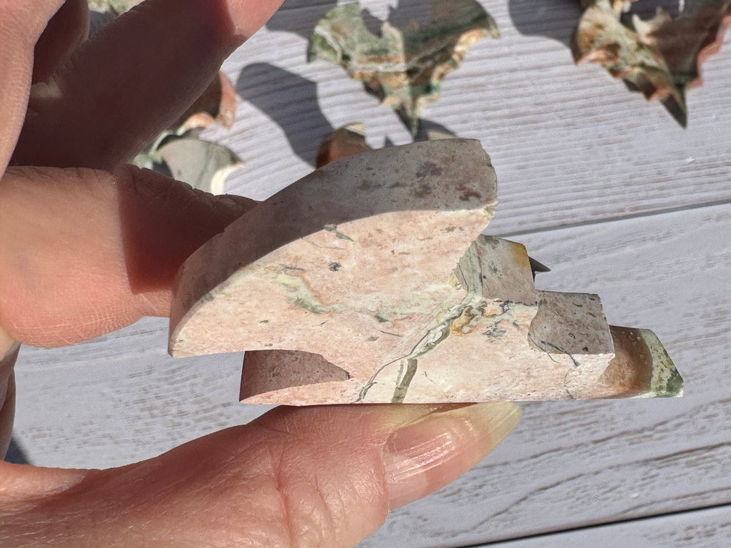 Unicorn Jasper 3d bat carving– Handcrafted Nature Décor | Natural crystal Sculpture | (Copy 2)