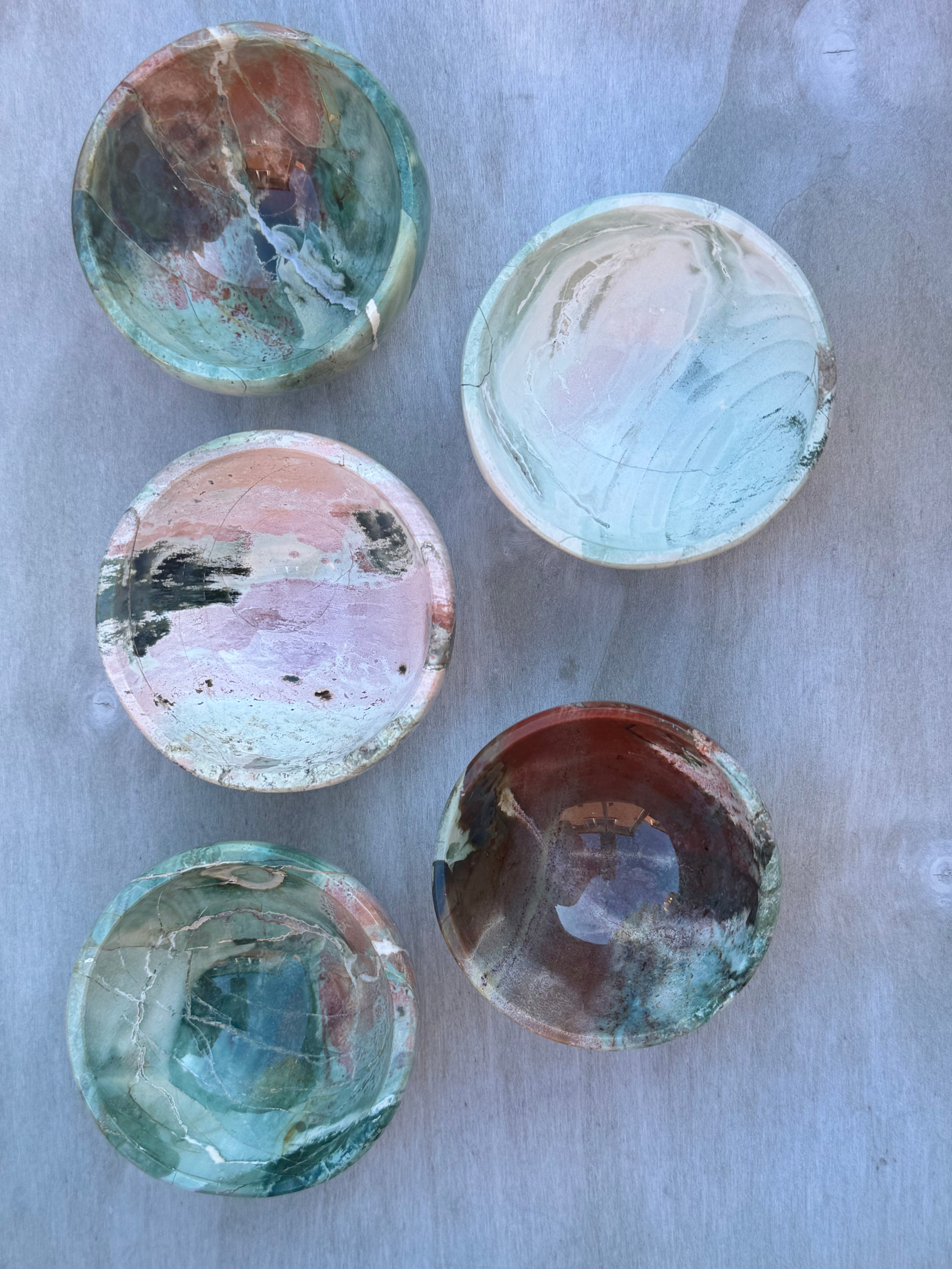 Unicorn Jasper 3inch bowl – Handcrafted Nature Décor | Natural crystal Sculpture |