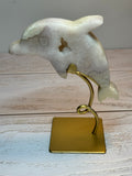 Large Pink Amethyst Dolphin on stand - Druzy Crystal Home Décor, from Brazil - Radiant Crystals UK