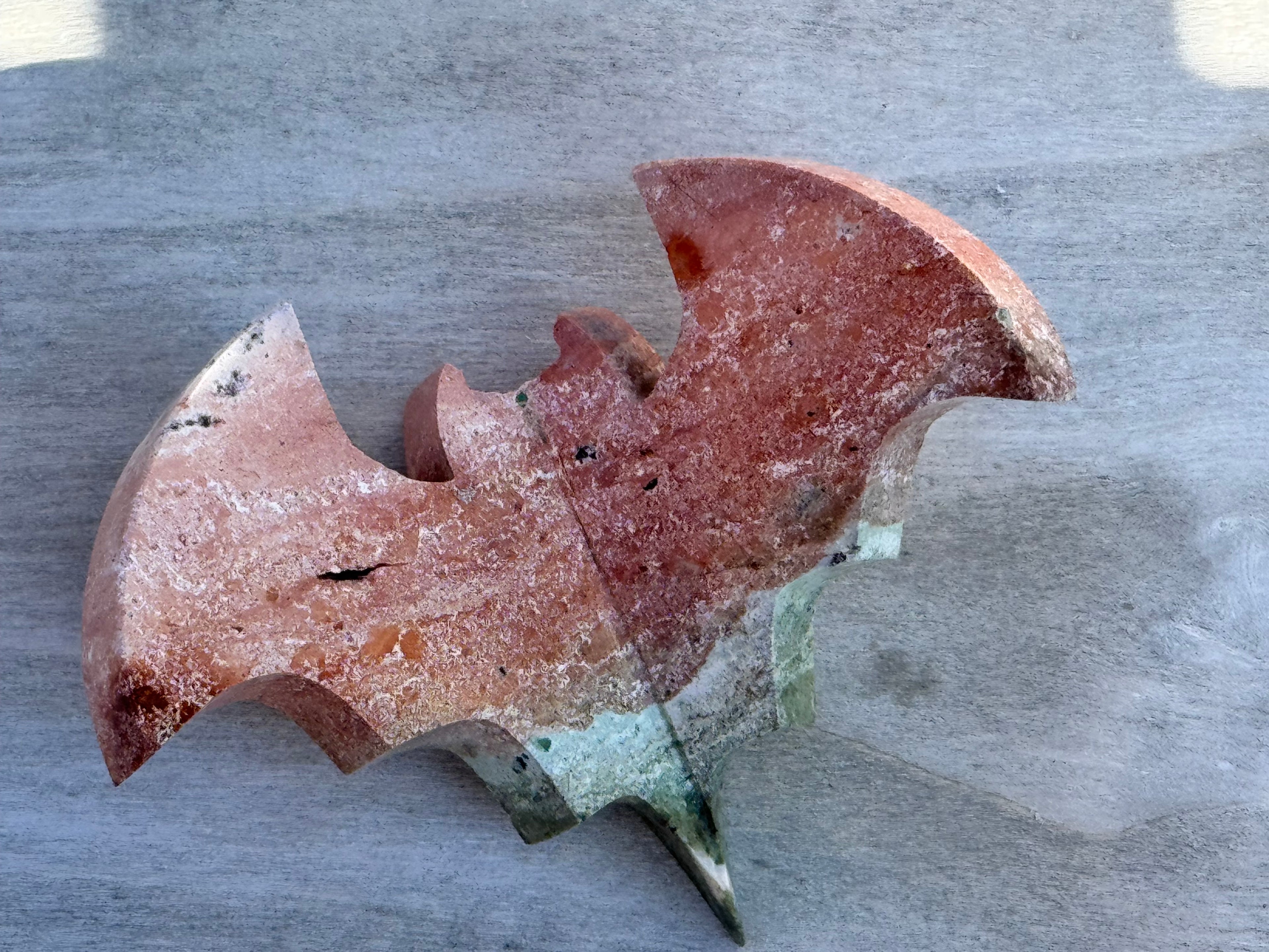 Unicorn Jasper 3d bat carving– Handcrafted Nature Décor | Natural crystal Sculpture | (Copy 2)