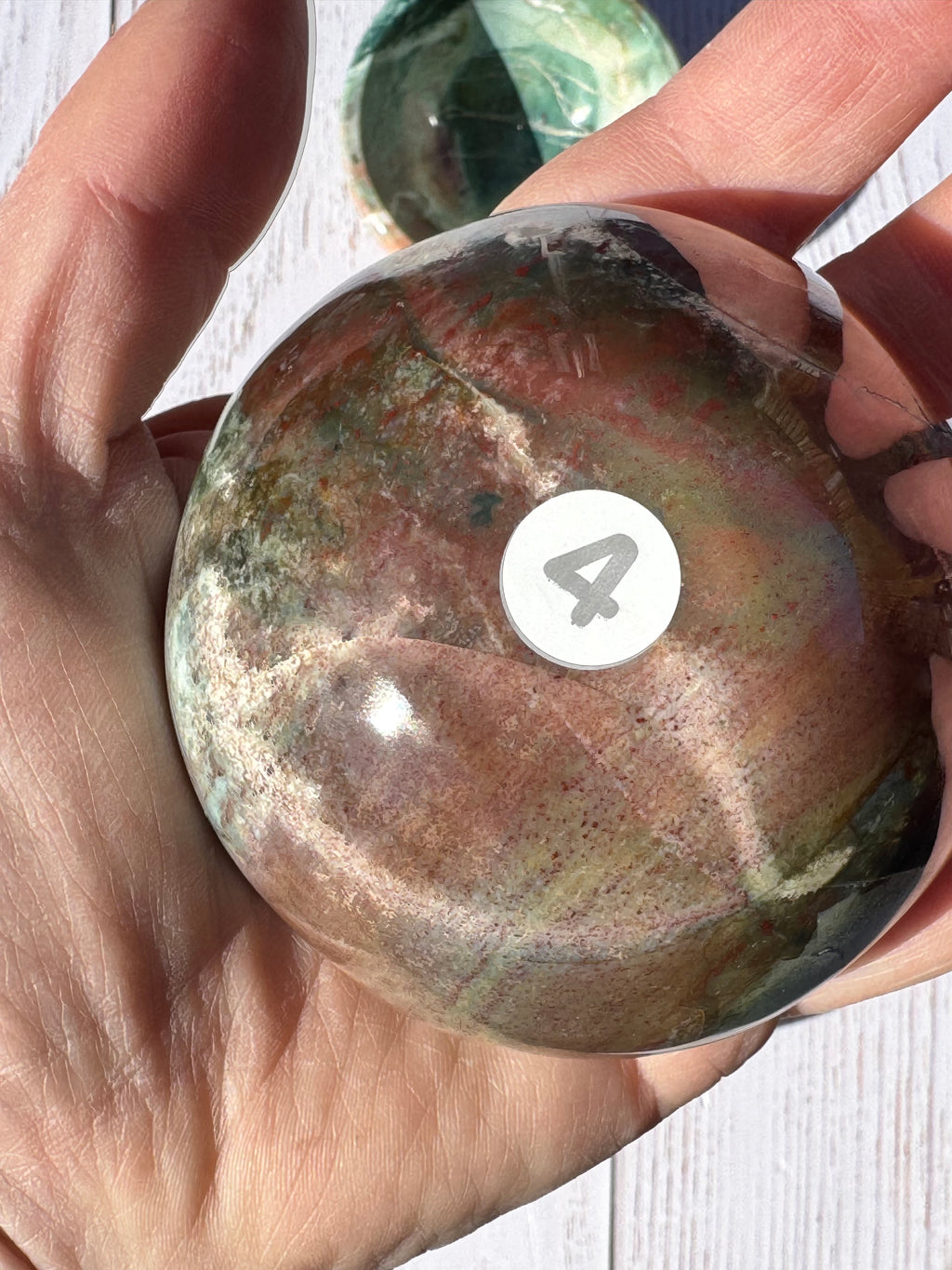 Unicorn Jasper 3inch bowl – Handcrafted Nature Décor | Natural crystal Sculpture |