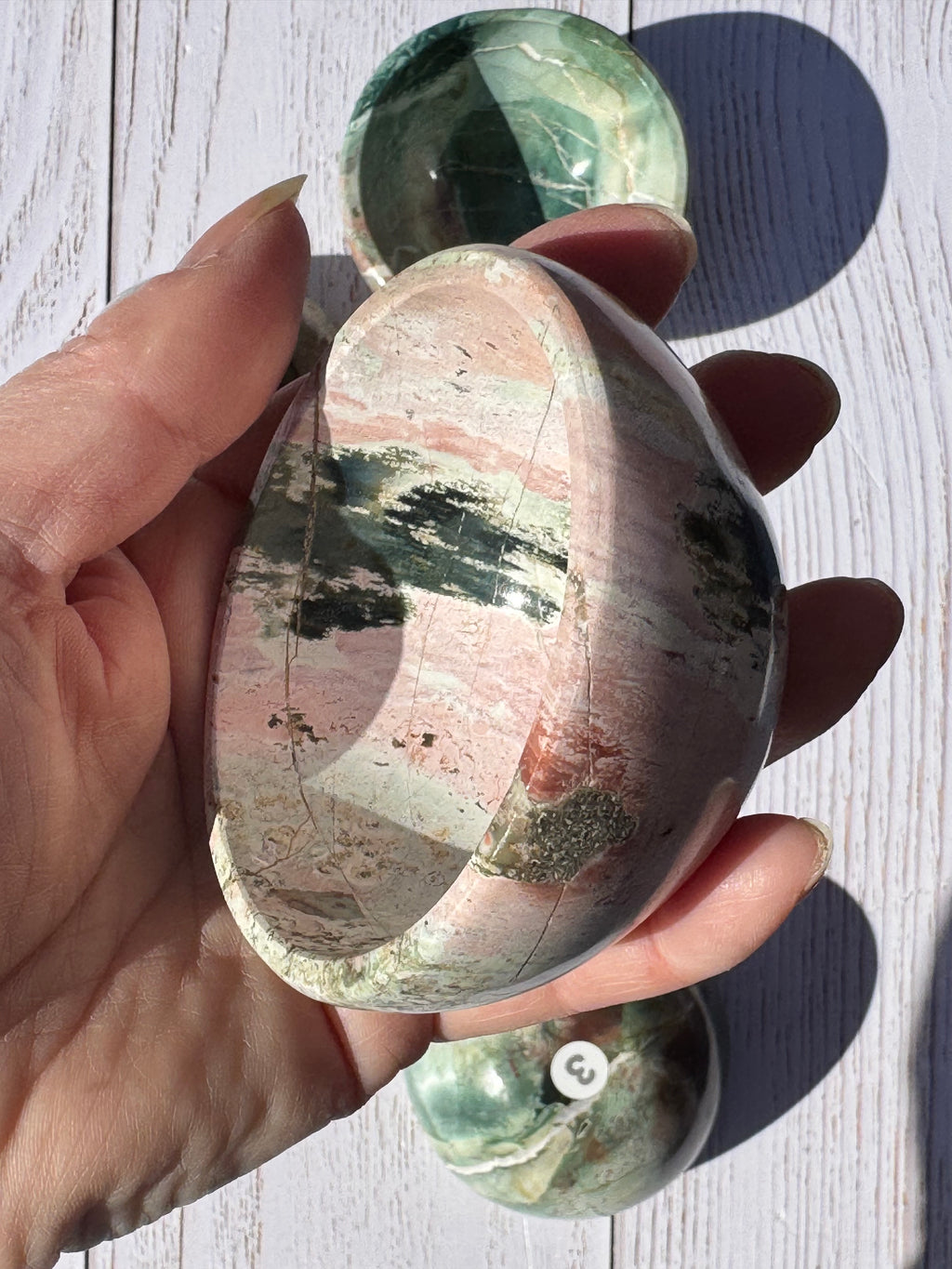 Unicorn Jasper 3inch bowl – Handcrafted Nature Décor | Natural crystal Sculpture |