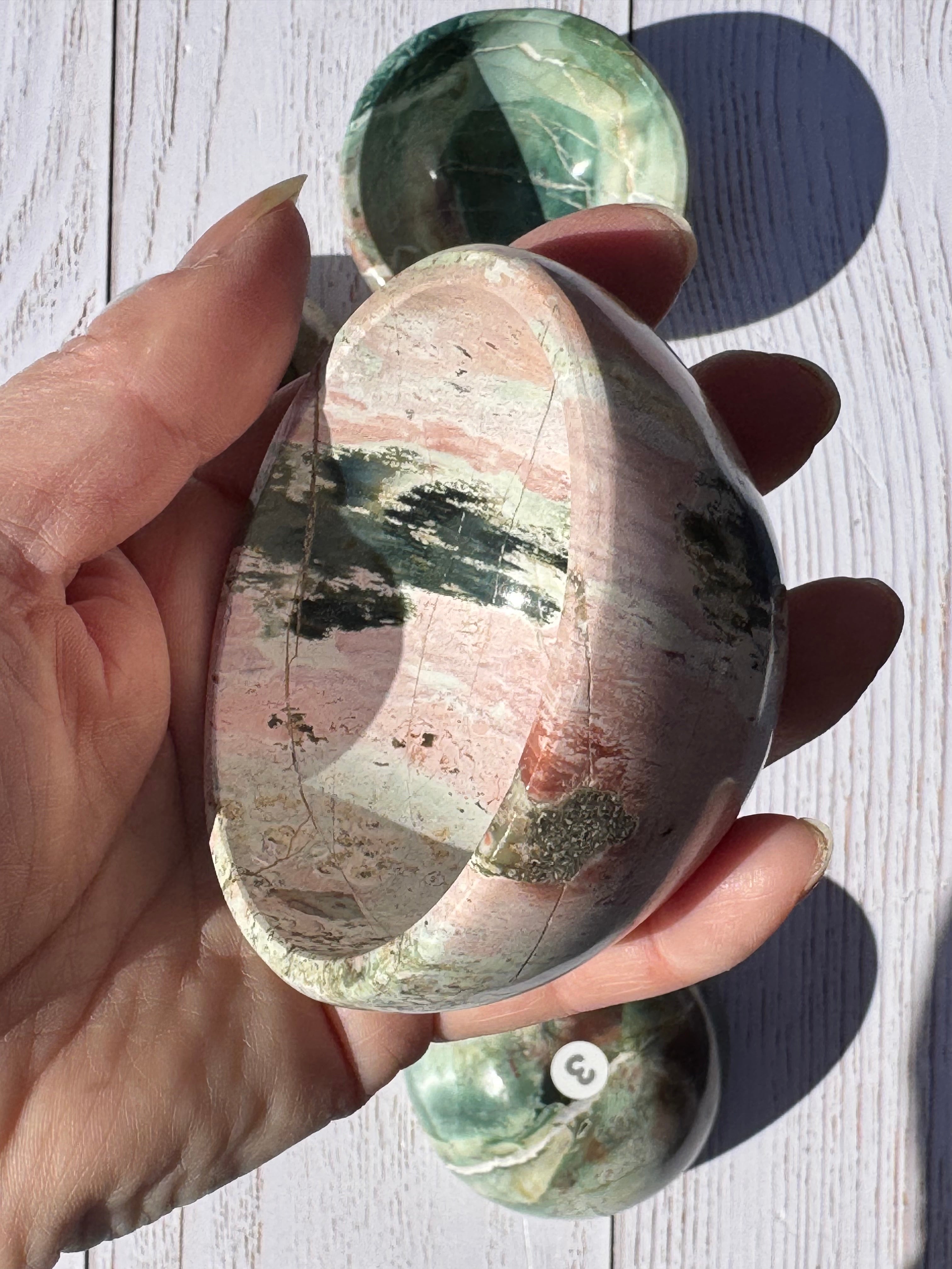 Unicorn Jasper 3inch bowl – Handcrafted Nature Décor | Natural crystal Sculpture |