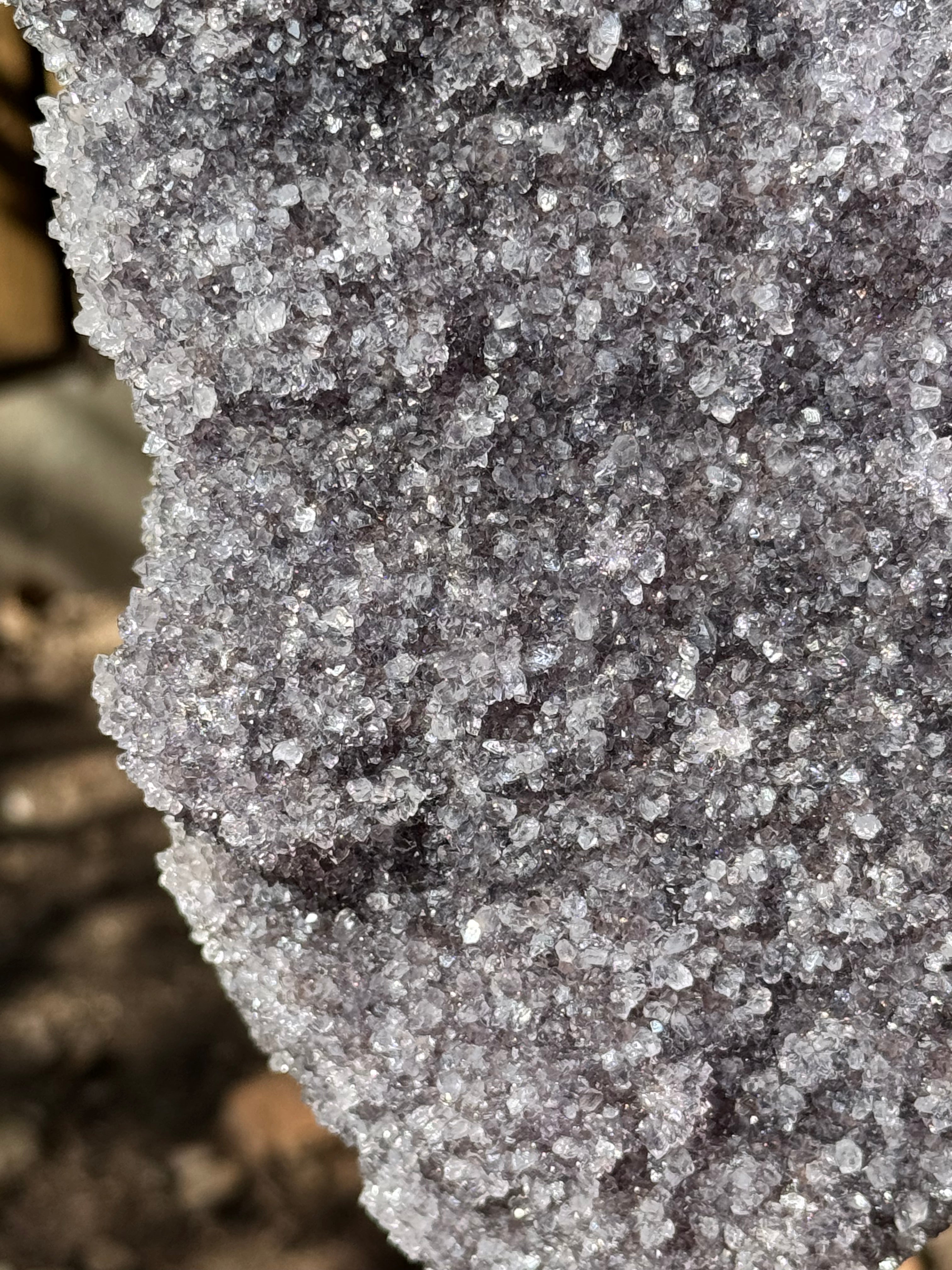 Statement Large Black Amethyst Crystal Cluster with Stand - Crystal home decor - Radiant Crystals UK