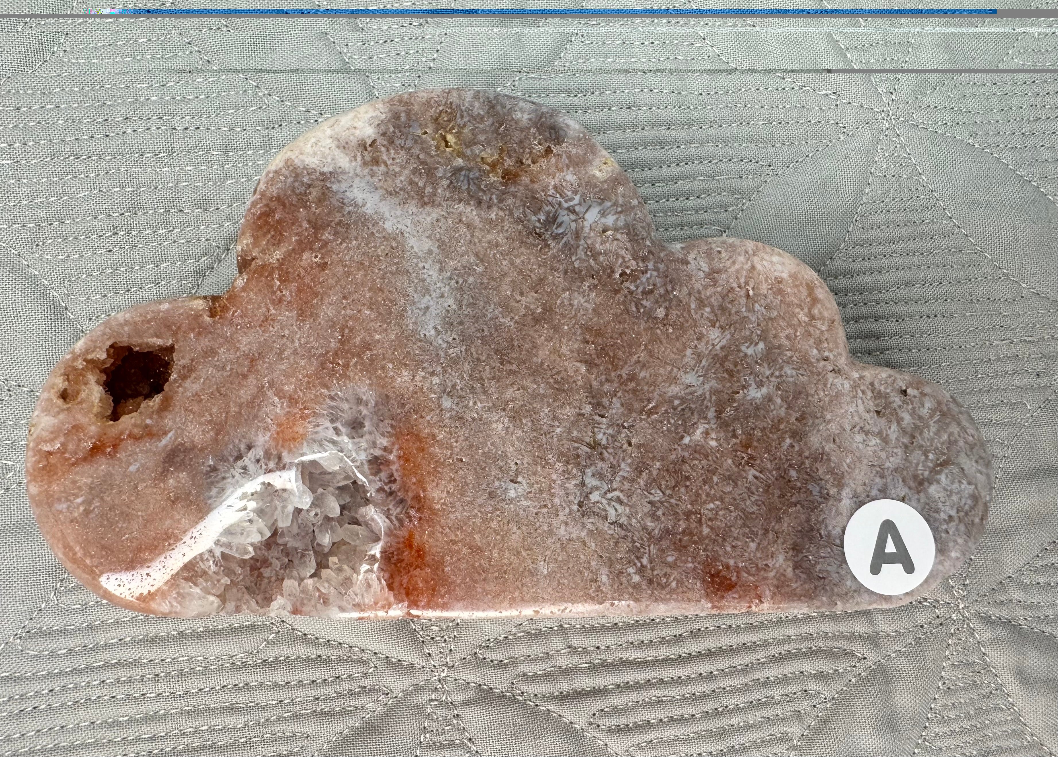 Pink Amethyst Cloud 377g - Druzy Crystal Self Standing - from Brazil - Radiant Crystals UK