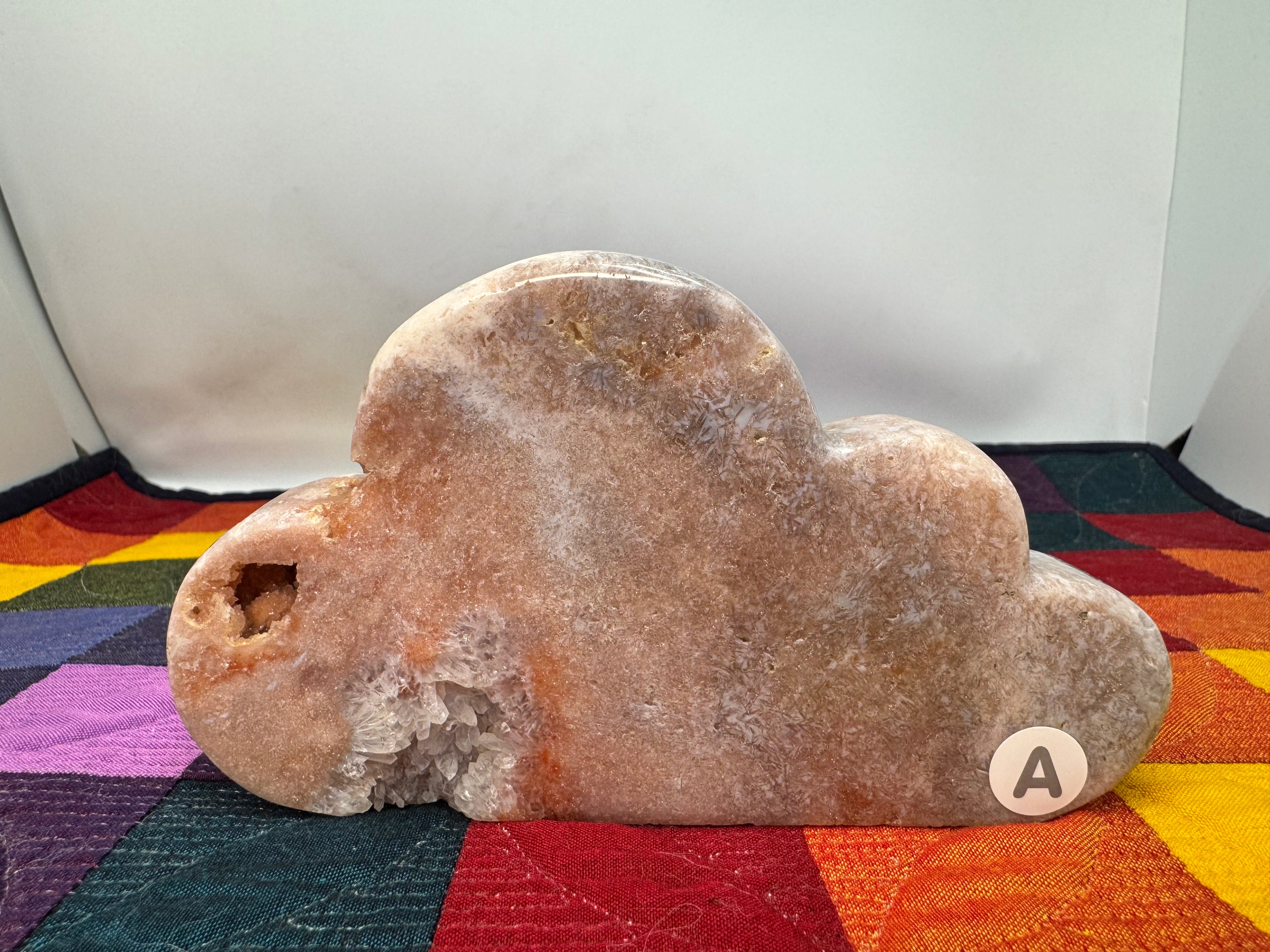 Pink Amethyst Cloud 377g - Druzy Crystal Self Standing - from Brazil - Radiant Crystals UK