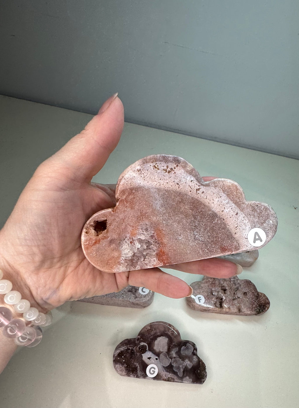 Pink Amethyst Cloud 377g - Druzy Crystal Self Standing - from Brazil - Radiant Crystals UK