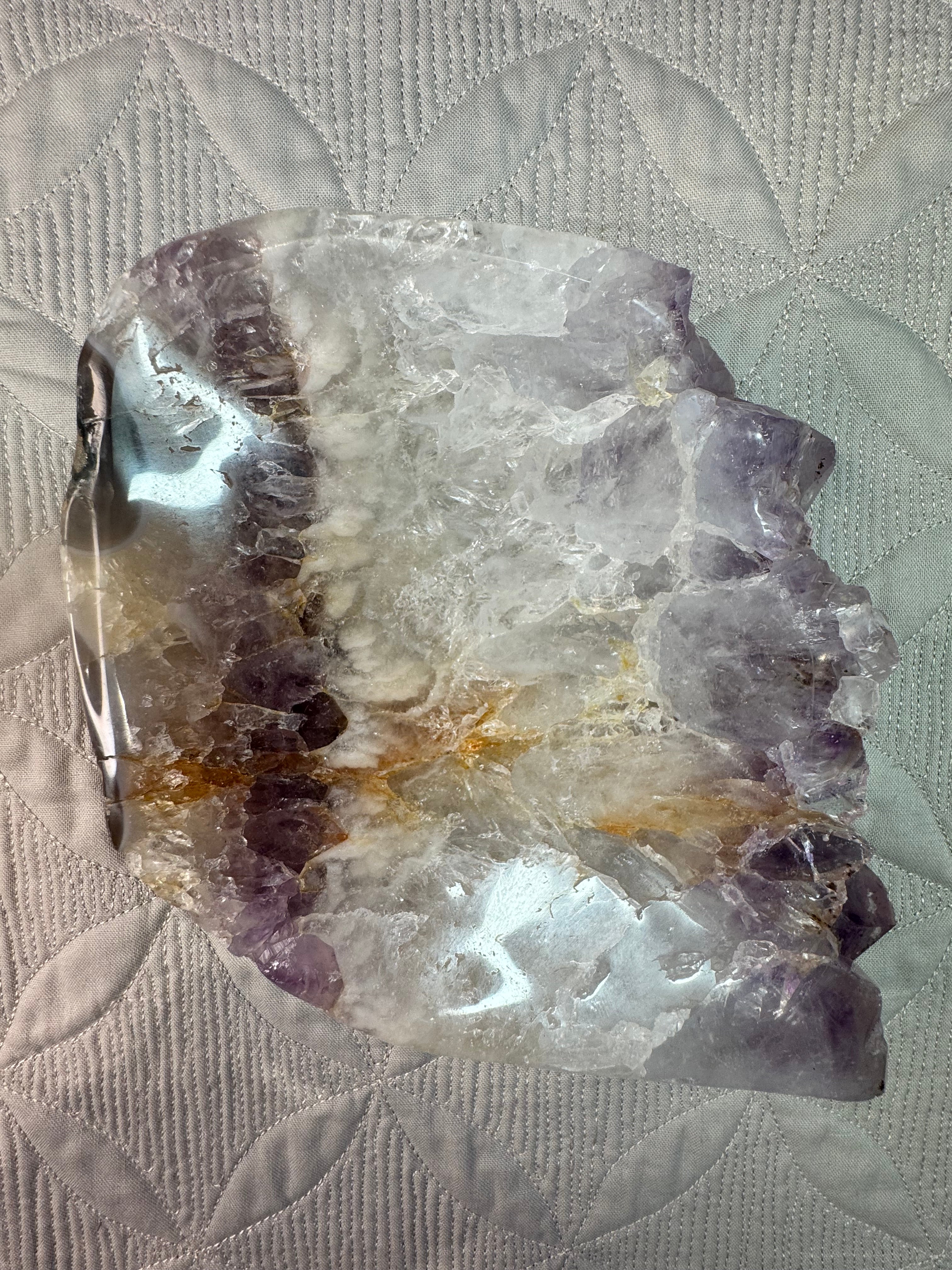Chunky Amethyst bowl (J) - Natural Geode Crystal Dish
