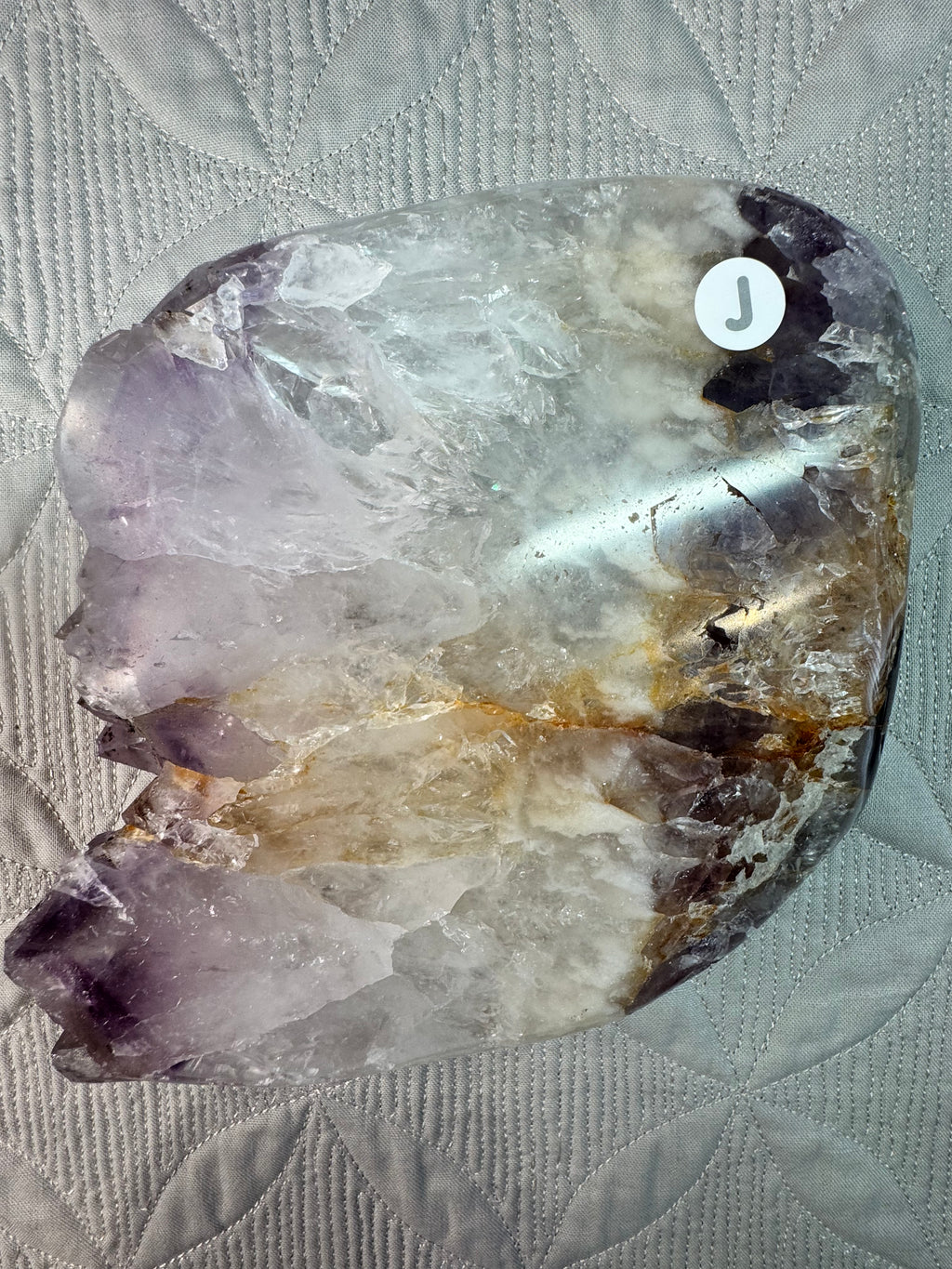 Chunky Amethyst bowl (J) - Natural Geode Crystal Dish