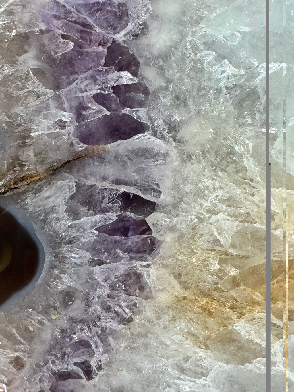 Amethyst Bowl 918g with Iron Inclusions | Natural Geode Crystal Dish | Radiant Crystals UK