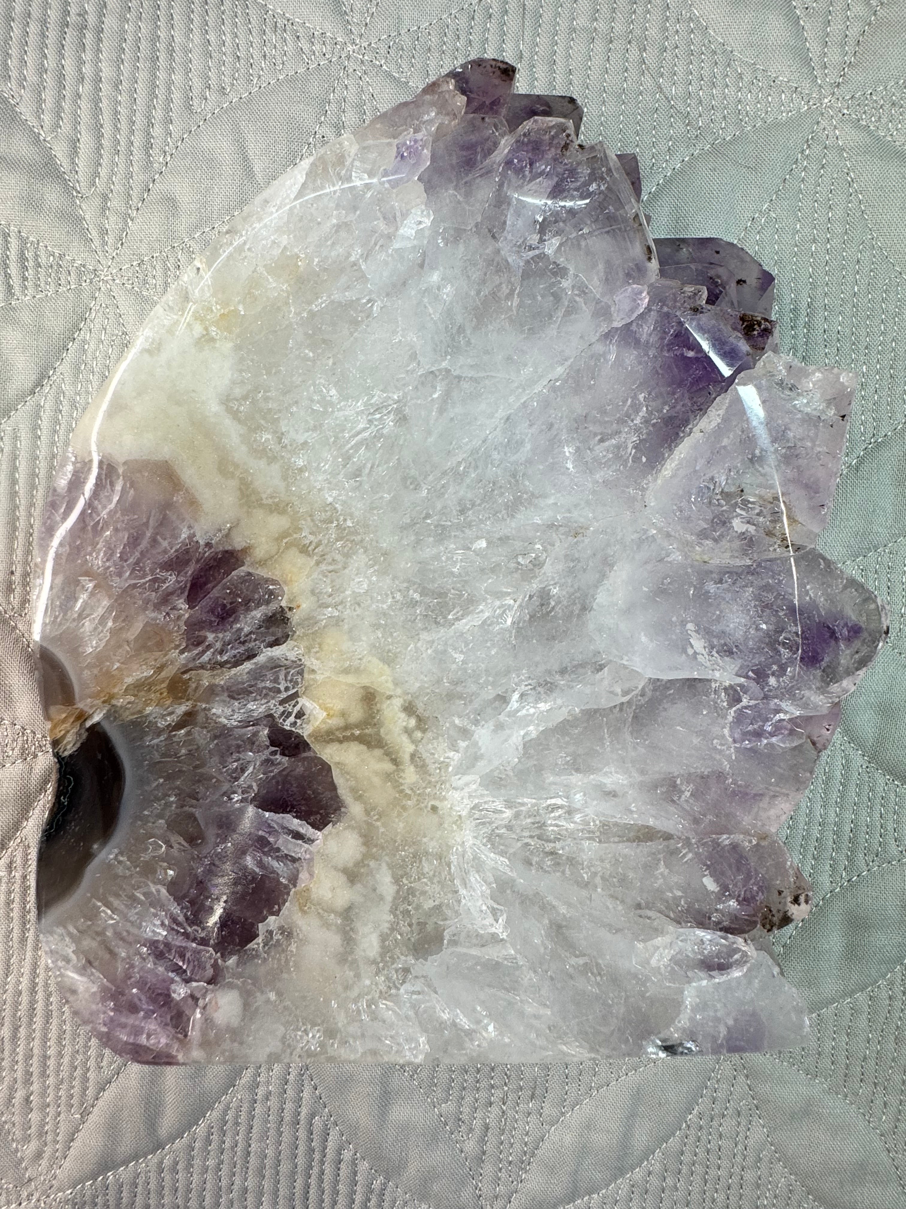 Amethyst Bowl 918g with Iron Inclusions | Natural Geode Crystal Dish | Radiant Crystals UK